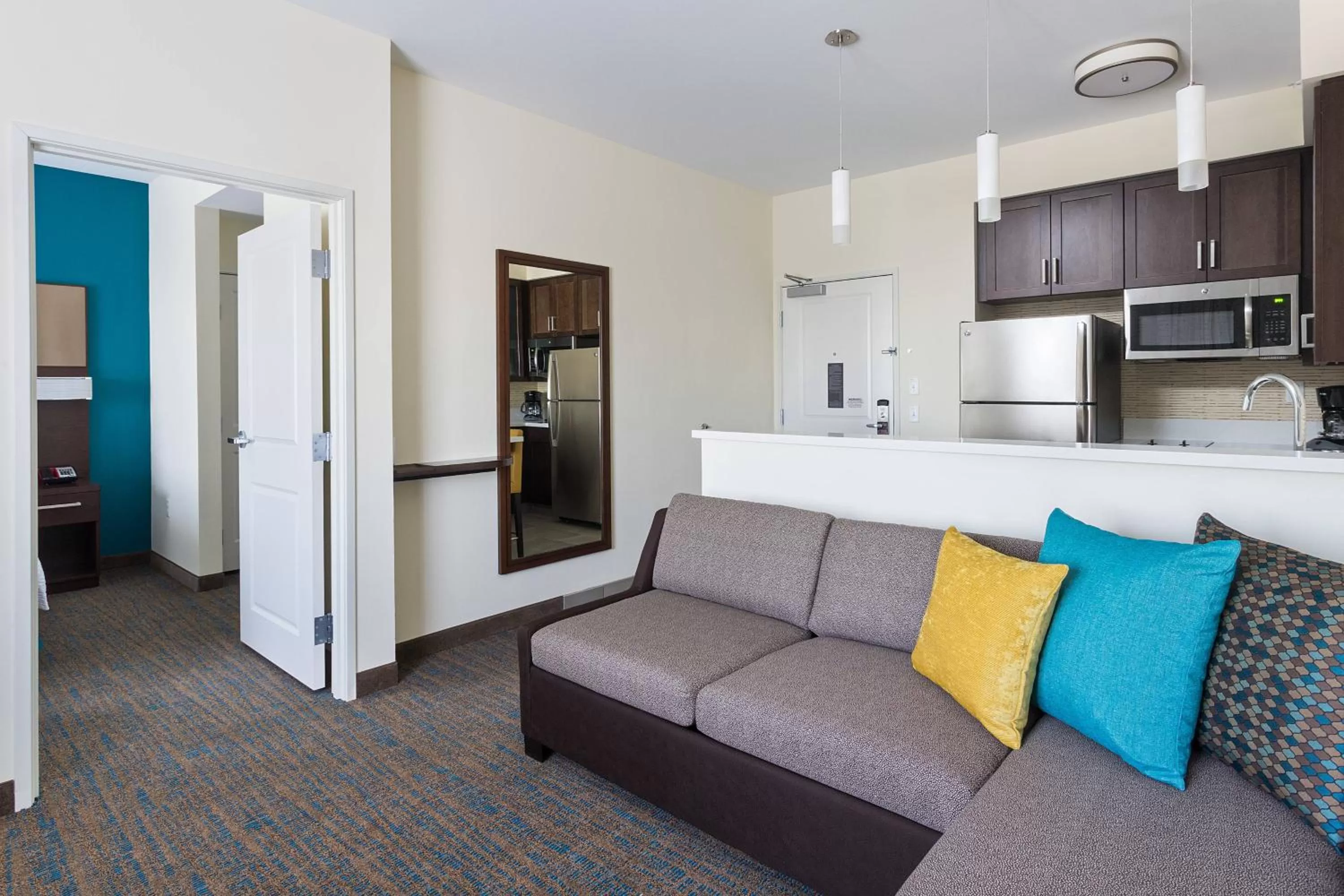 One-Bedroom King Suite in Residence Inn by Marriott Houston West/Beltway 8 at Clay Road