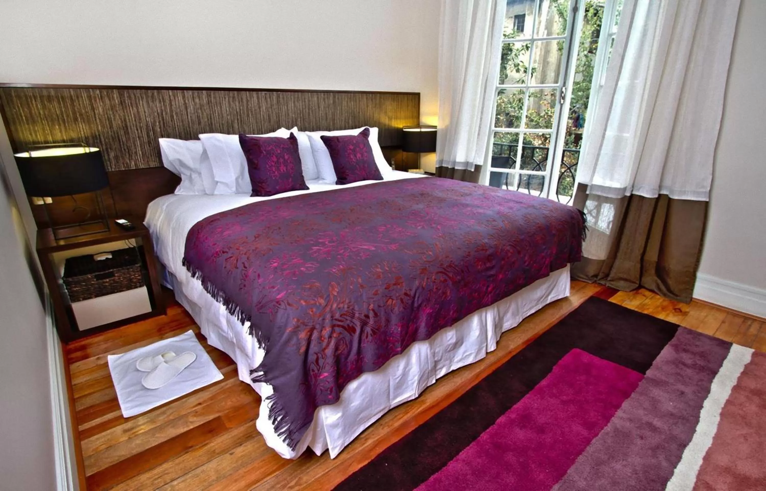 Bed in Casa Bueras Boutique Hotel