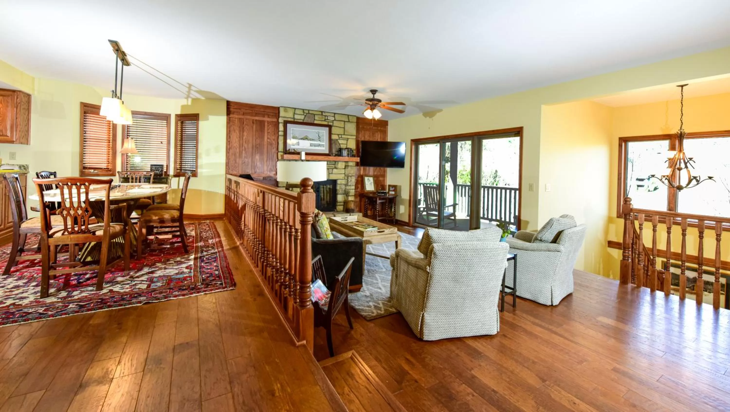 Living room in Chetola Resort Condominiums