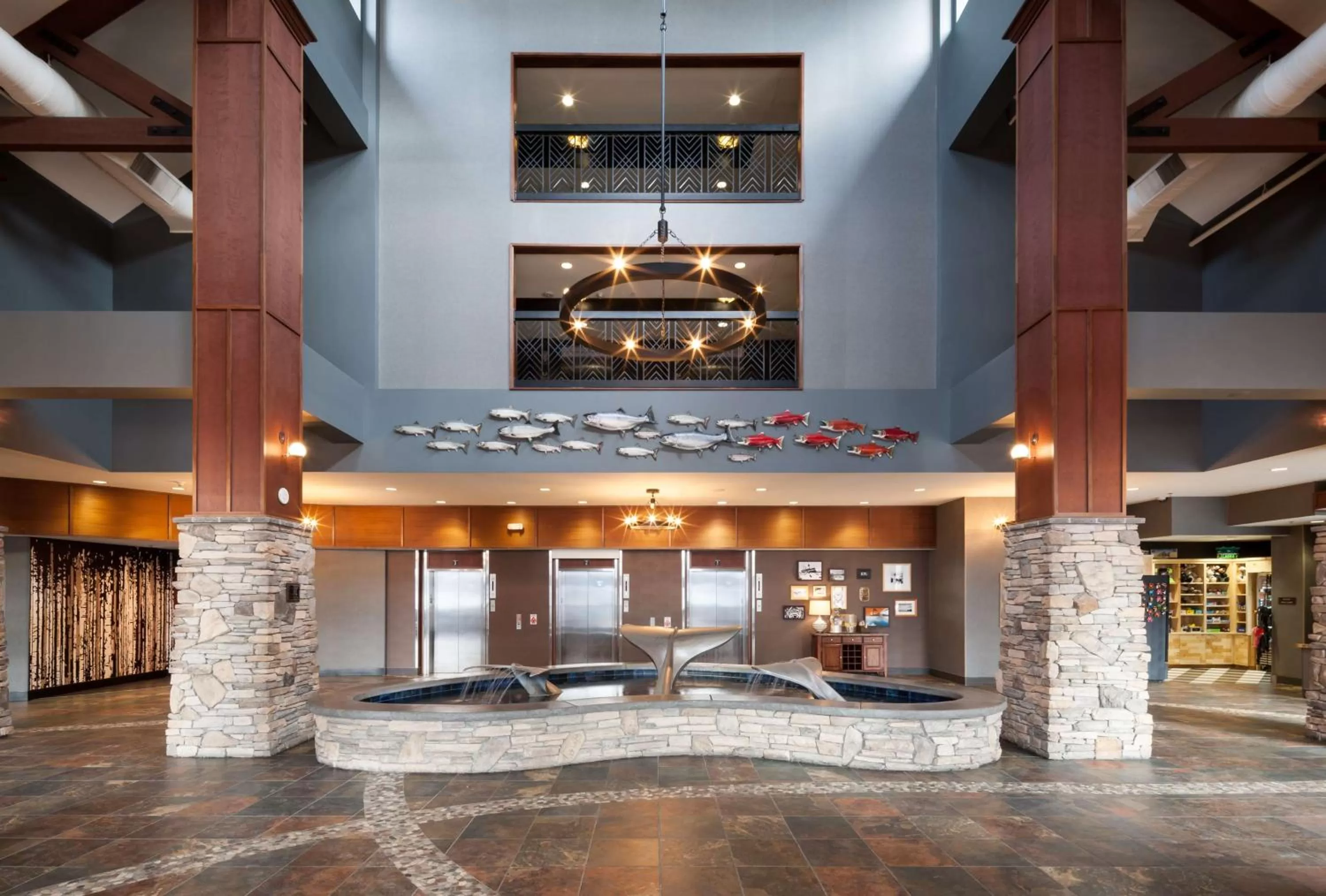 Lobby or reception in Embassy Suites Anchorage