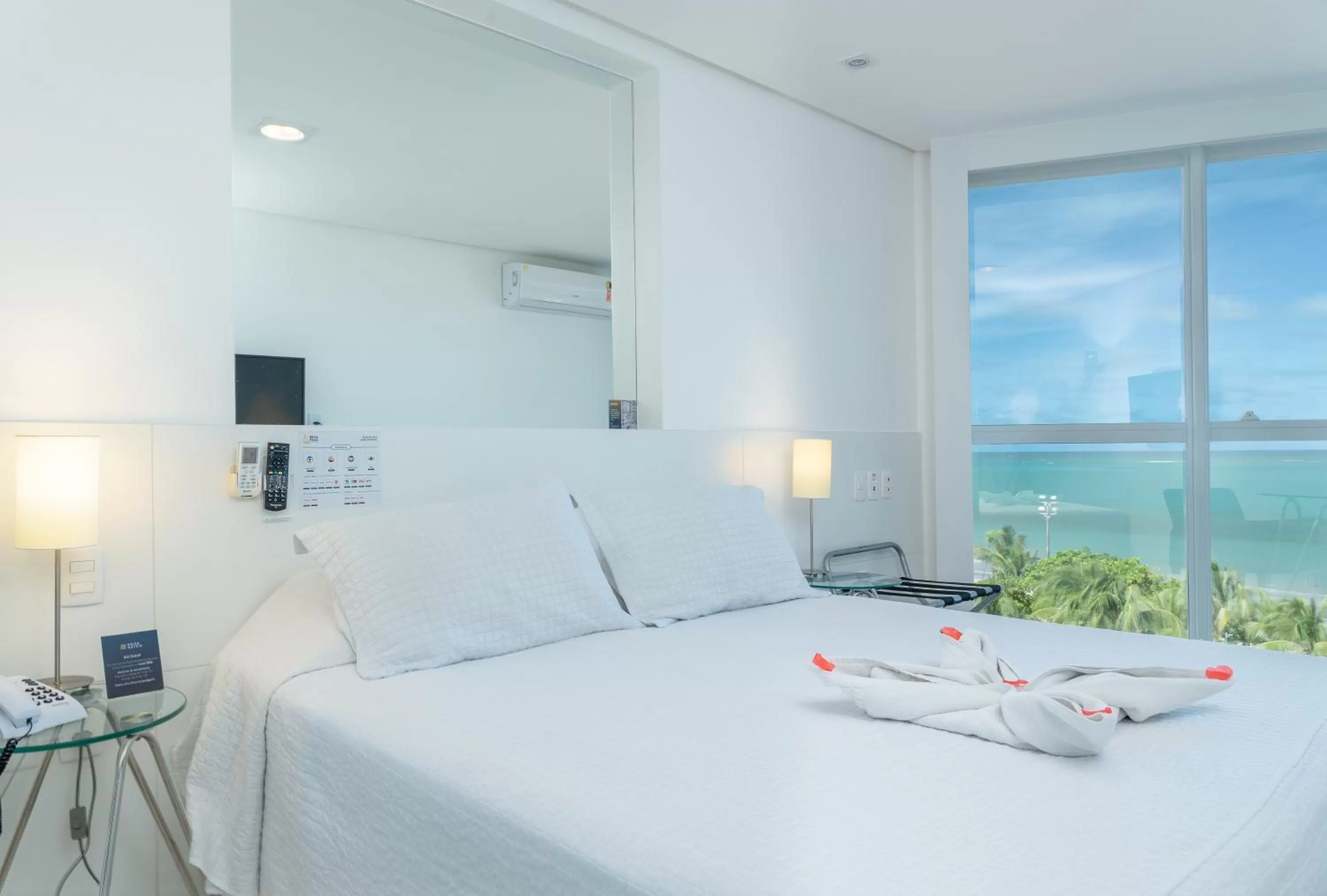 Bed in Hotel Brisa Praia Pajuçara