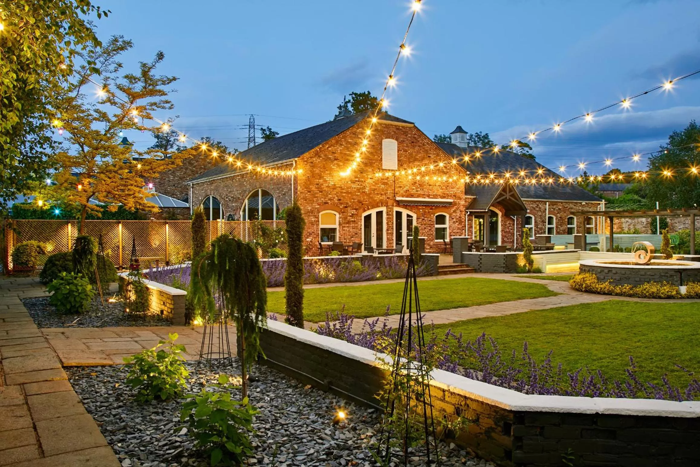 Garden view in Lion Quays Resort