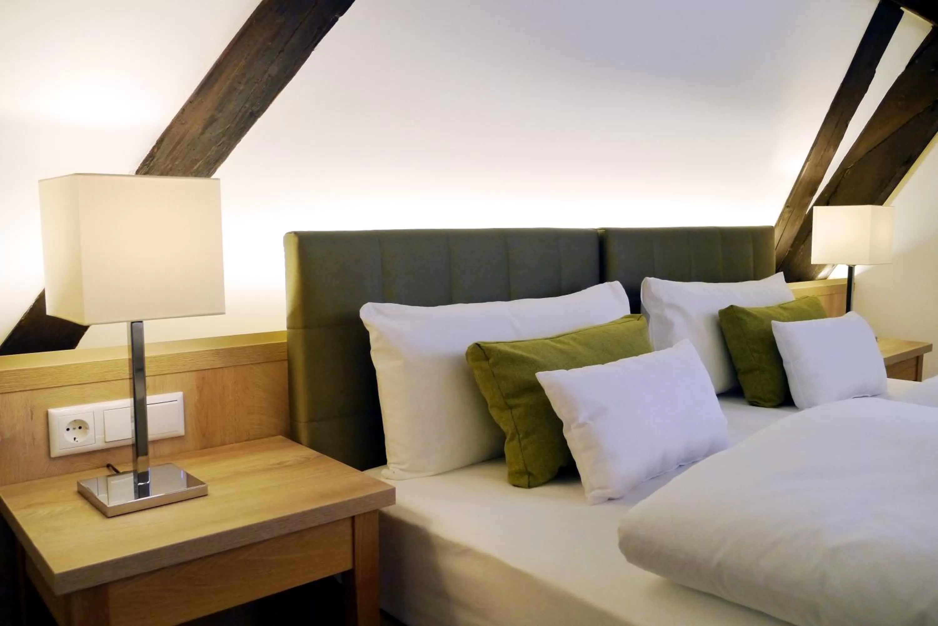 Photo of the whole room, Bed in Das Brunners