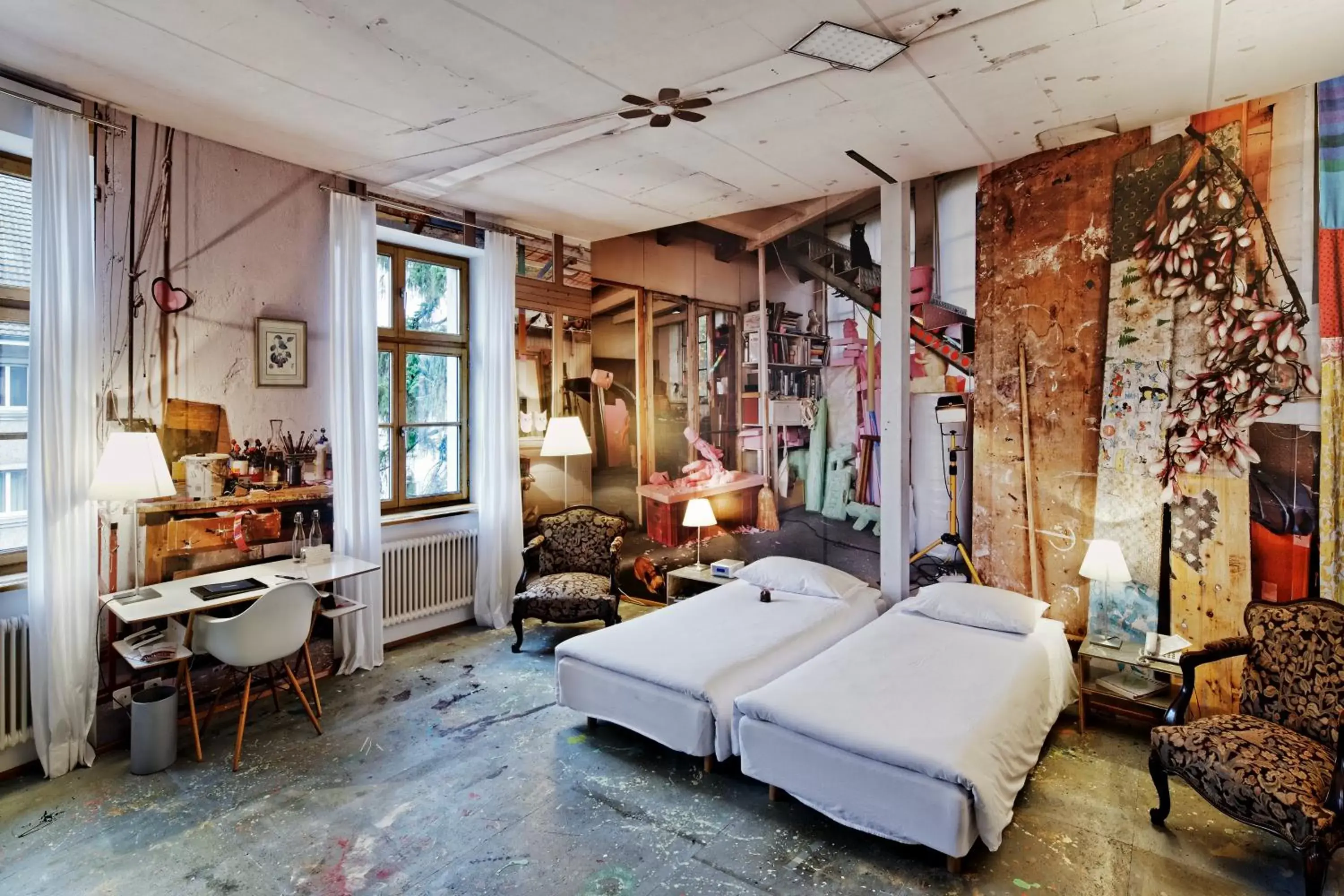 Art Double Room - single occupancy in Gast - und Kulturhaus Der Teufelhof Basel Art Double Room - single occupancy in Gast - und Kulturhaus Der Teufelhof Basel