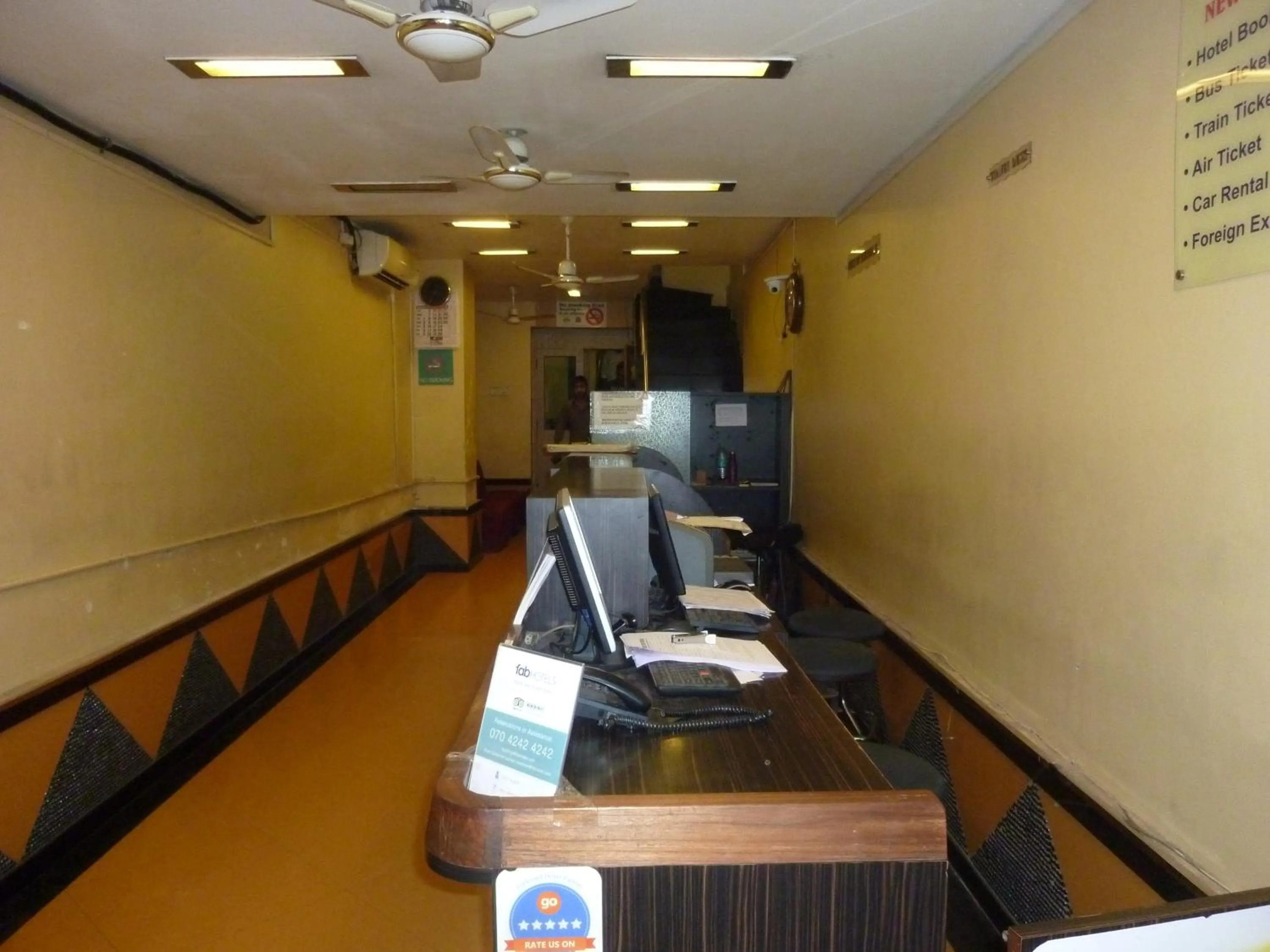 Lobby or reception in Hotel New Bengal