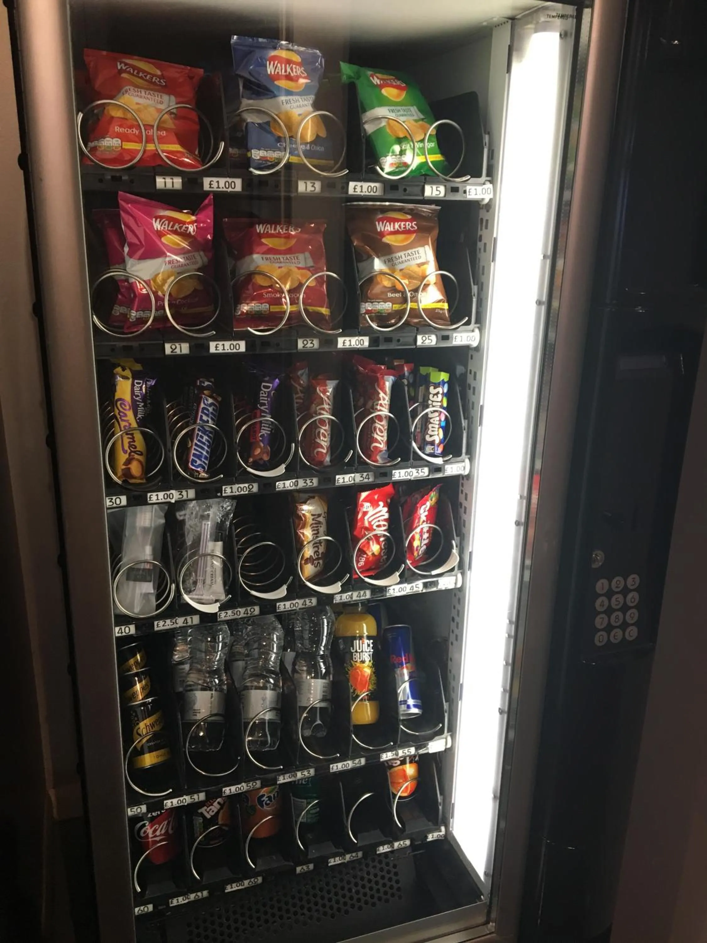 Food in easyHotel South Kensington