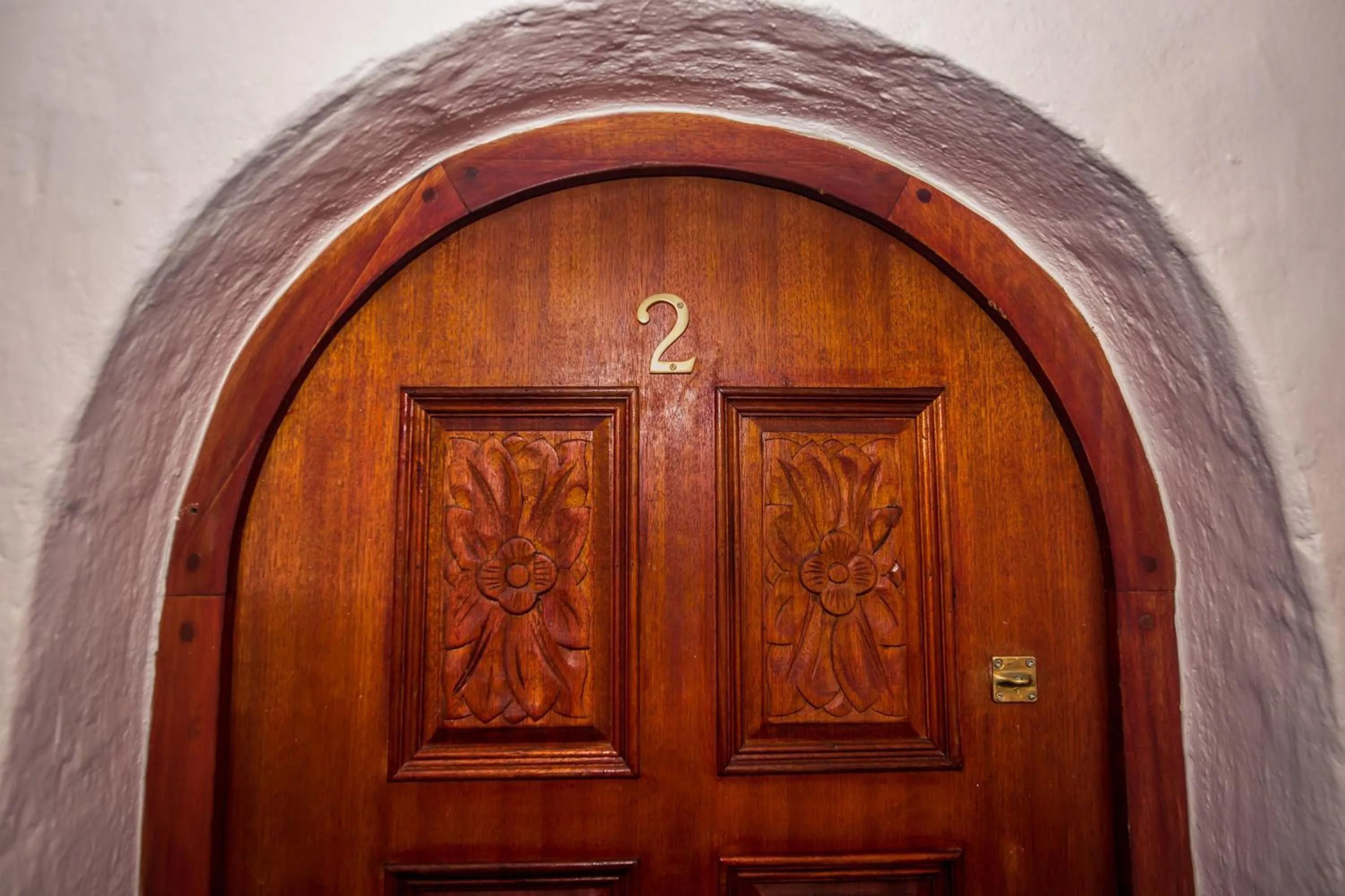 Facade/entrance in Point B Guest House -Sustainable Solar Energy