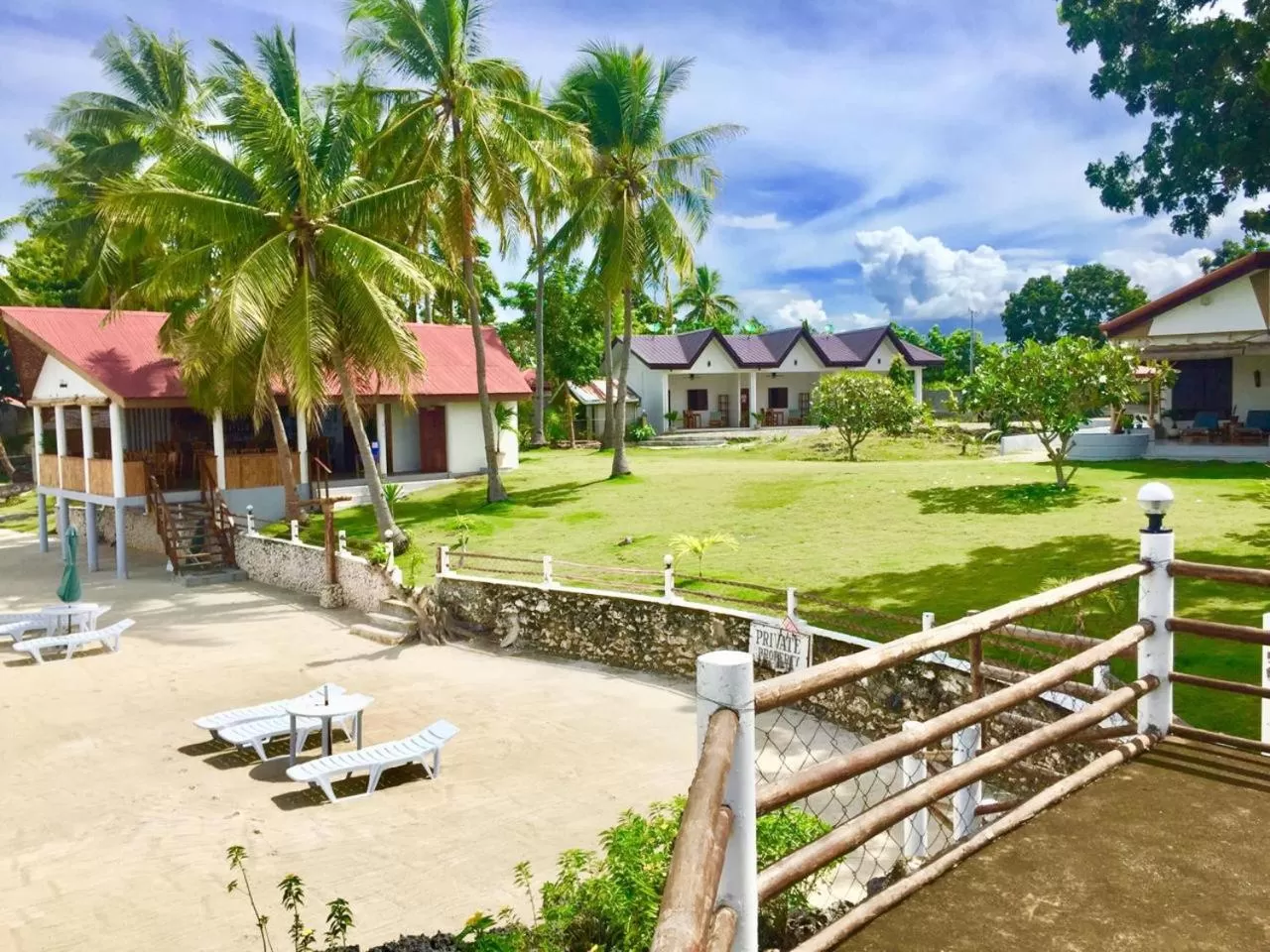 Patio in Tauig Beach Resort