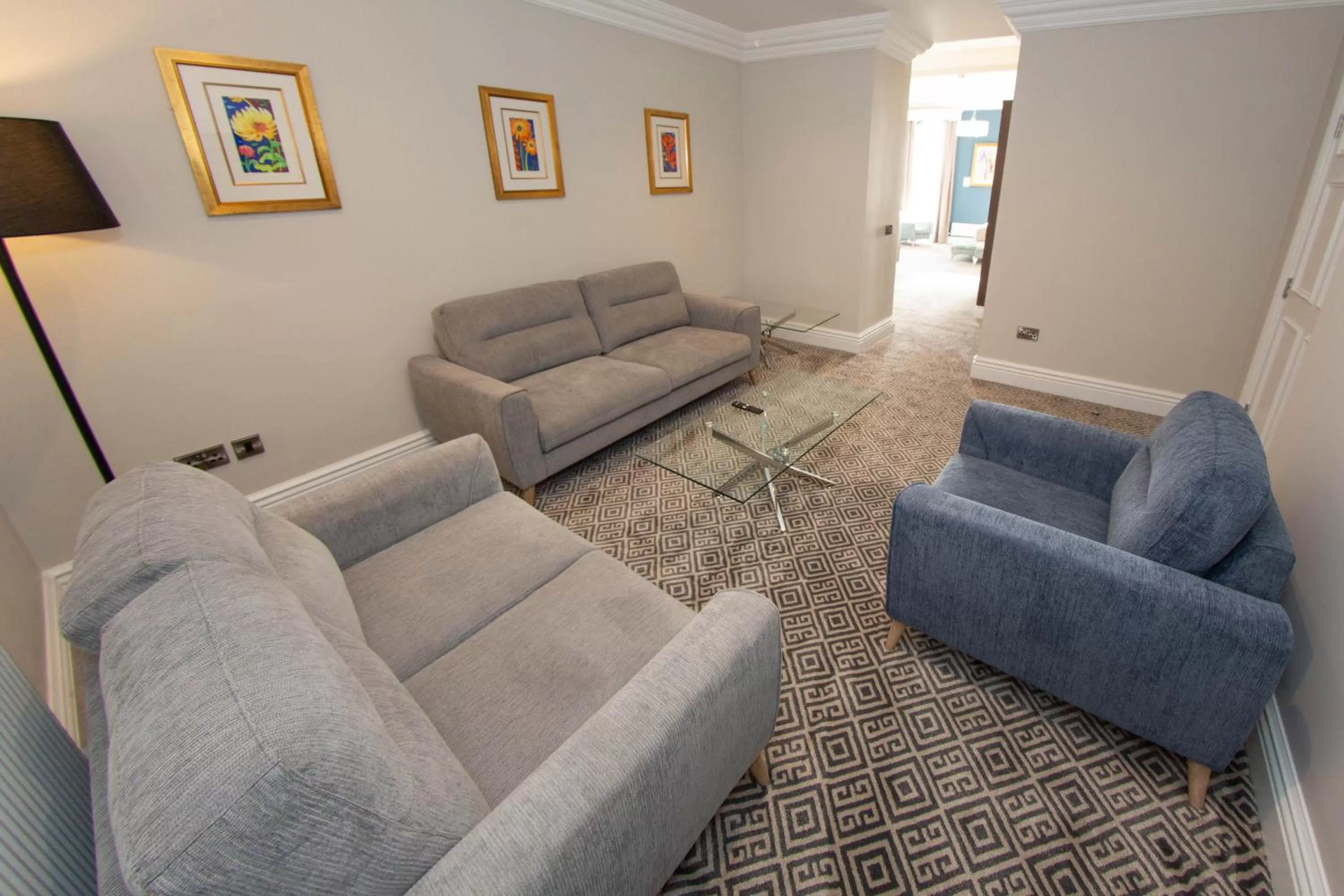 Seating area in Commodore Hotel