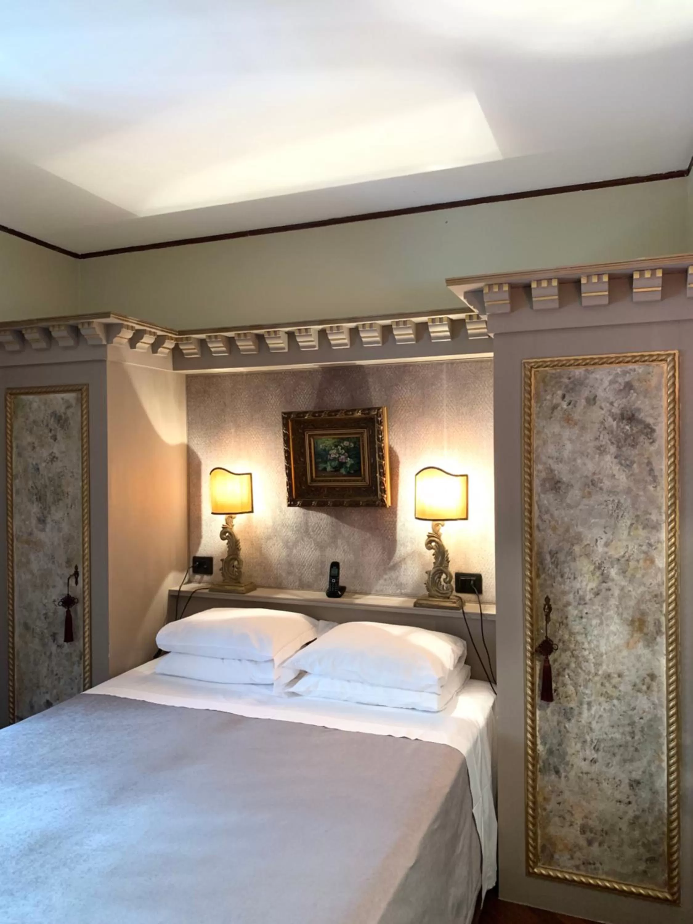 Bed in Hotel La Calcina