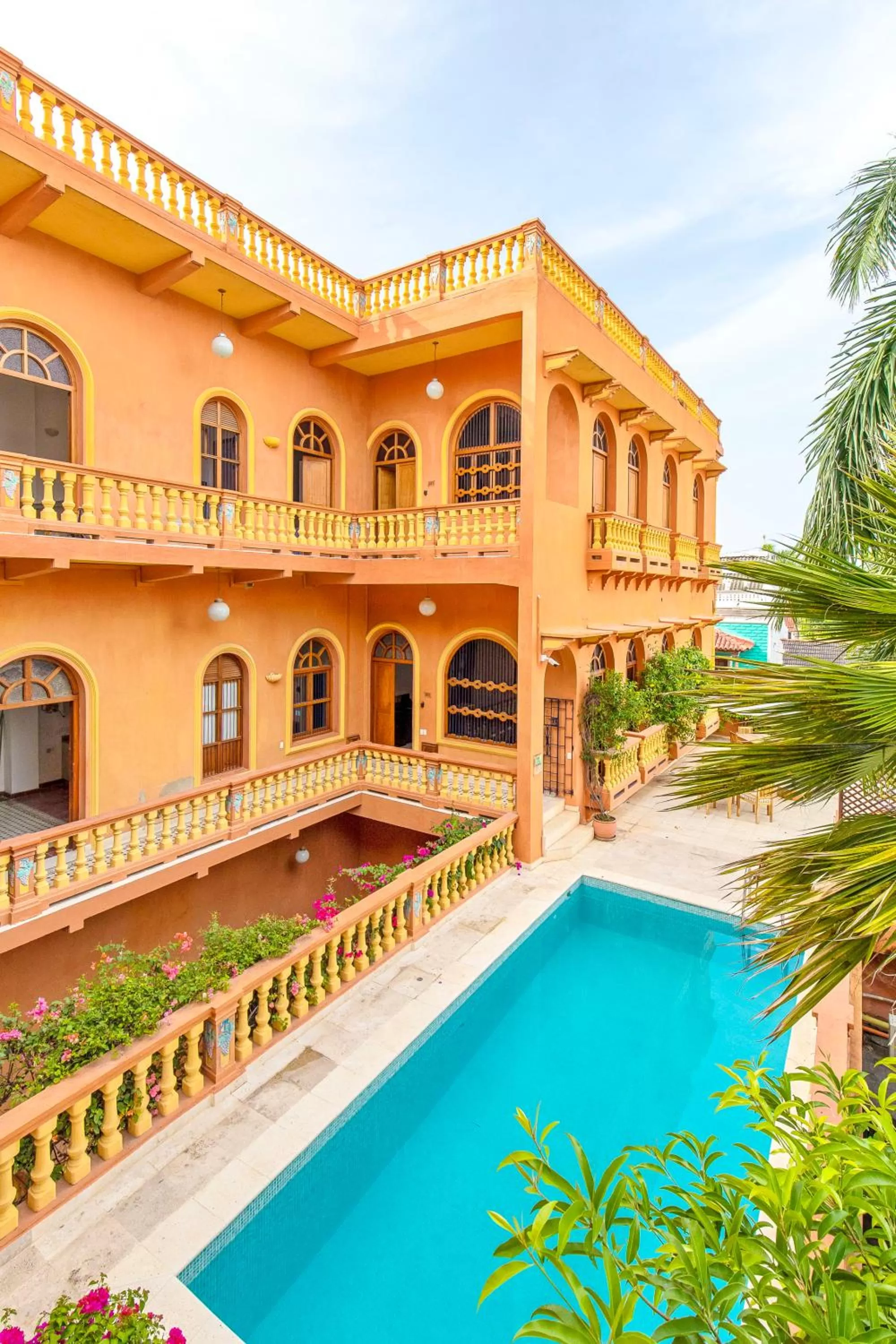 Swimming pool in Casa Morales Getsemaní