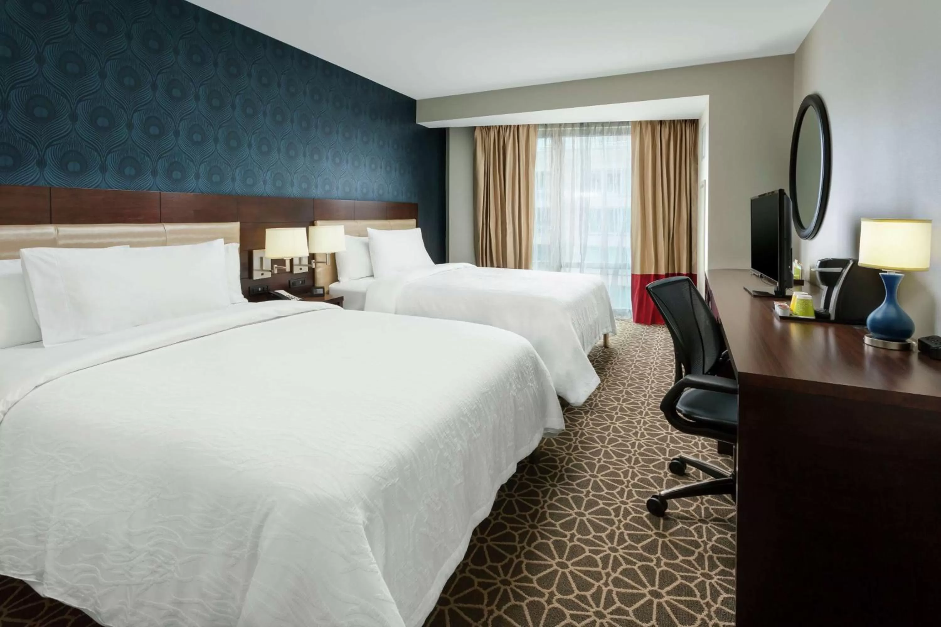 Premium Queen Room with Two Queen Beds in Hilton Garden Inn Washington DC/Georgetown Area