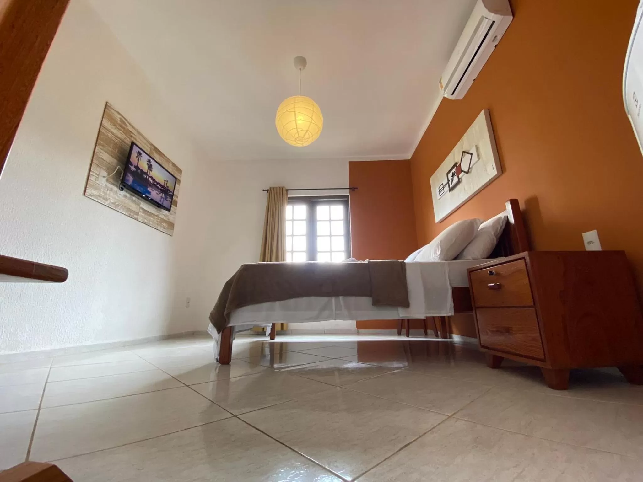 Bed, Seating Area in Refúgio Pousada Fortaleza