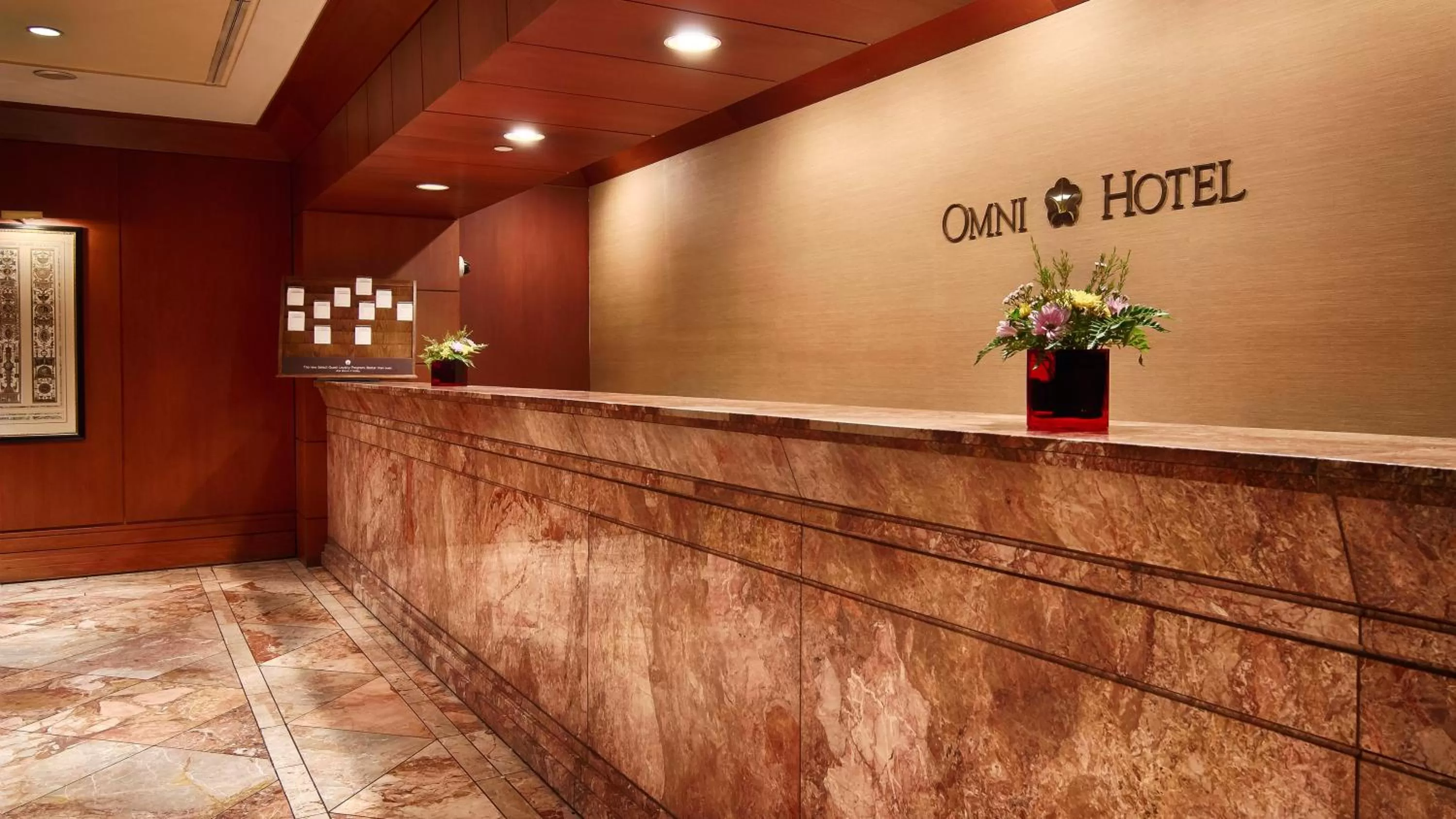 Lobby or reception in Omni Richmond Hotel