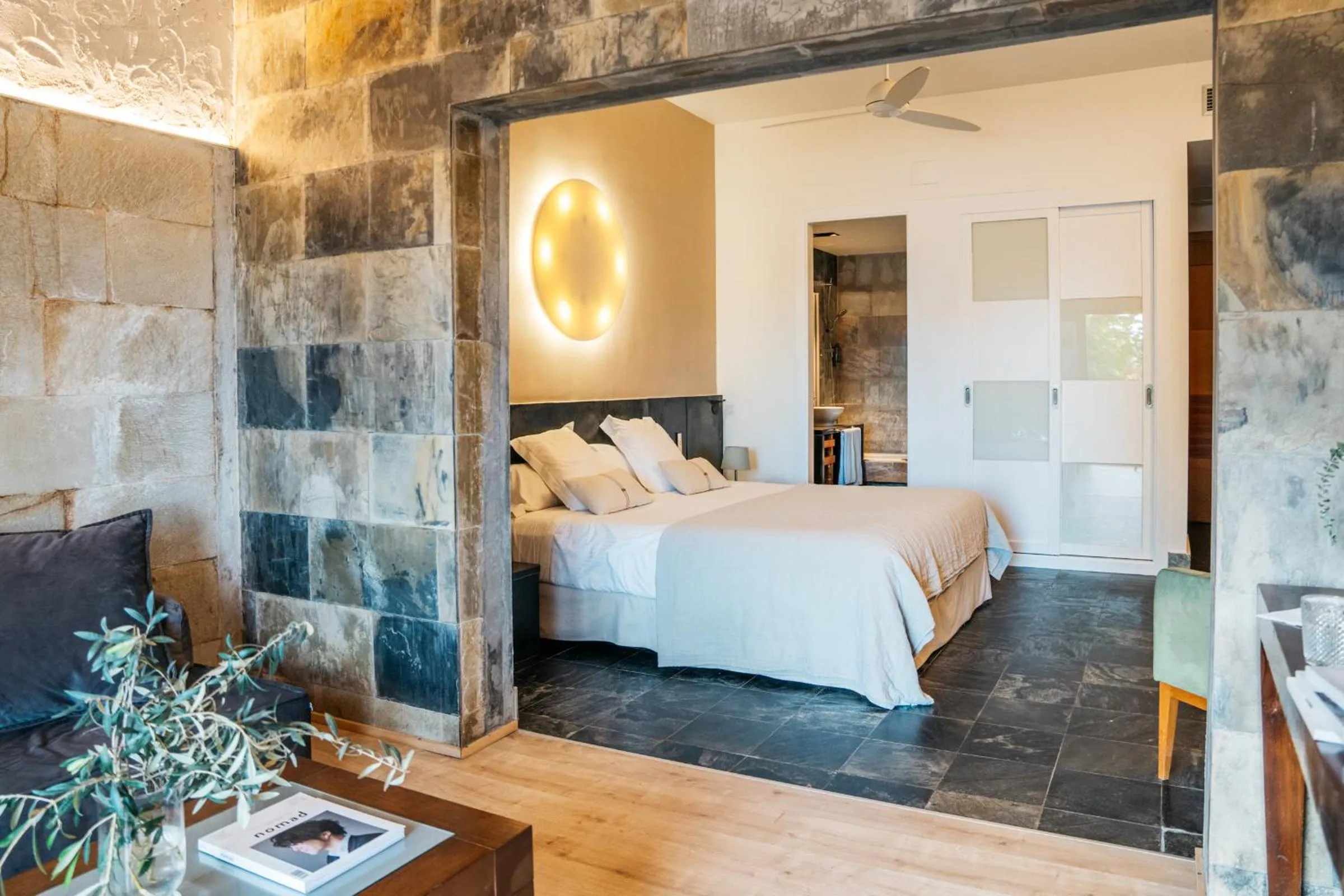 Bedroom, Bed in Hotel Boutique Mas Passamaner