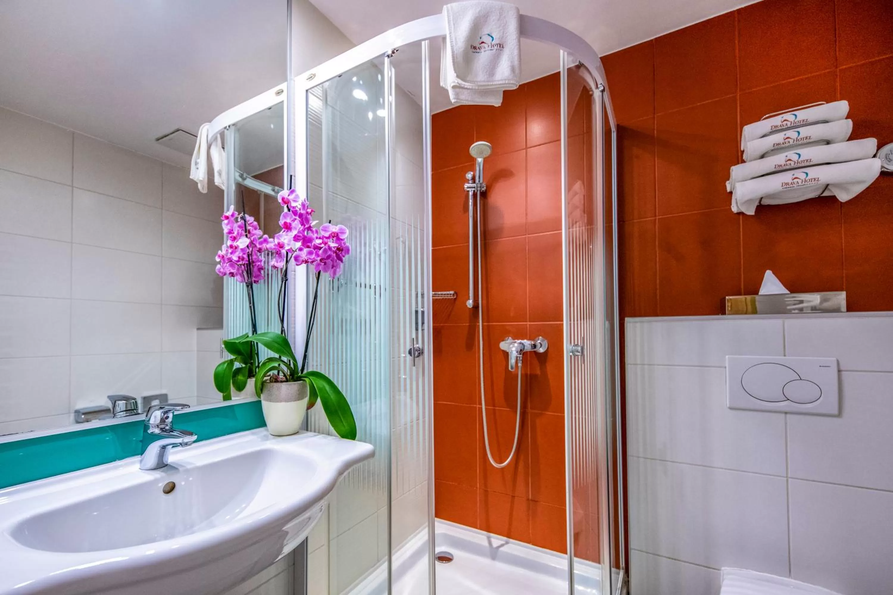 Shower in Dráva Hotel Thermal Resort