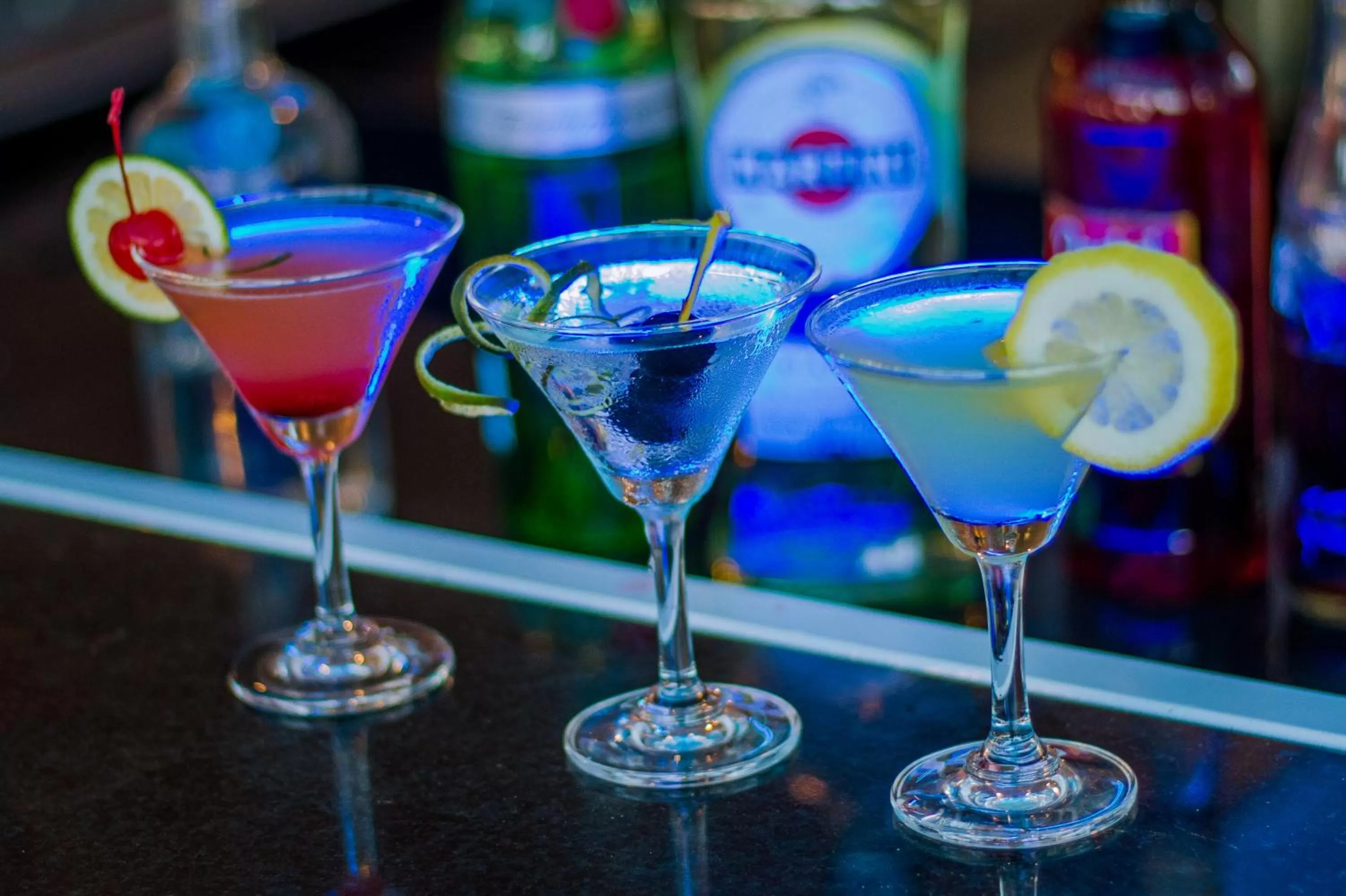 Alcoholic drinks in La Playa Estrella Beach Resort