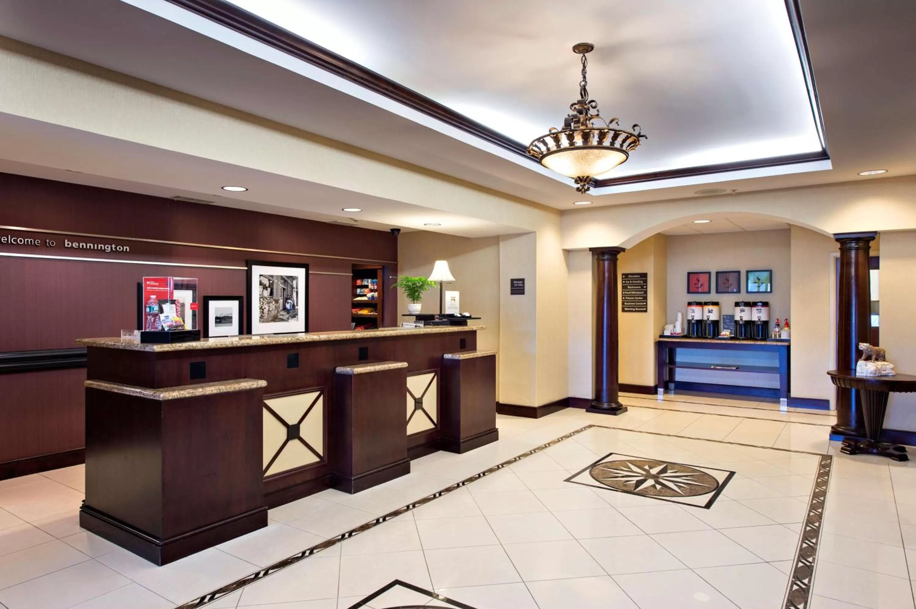 Lobby or reception in Hampton Inn Bennington