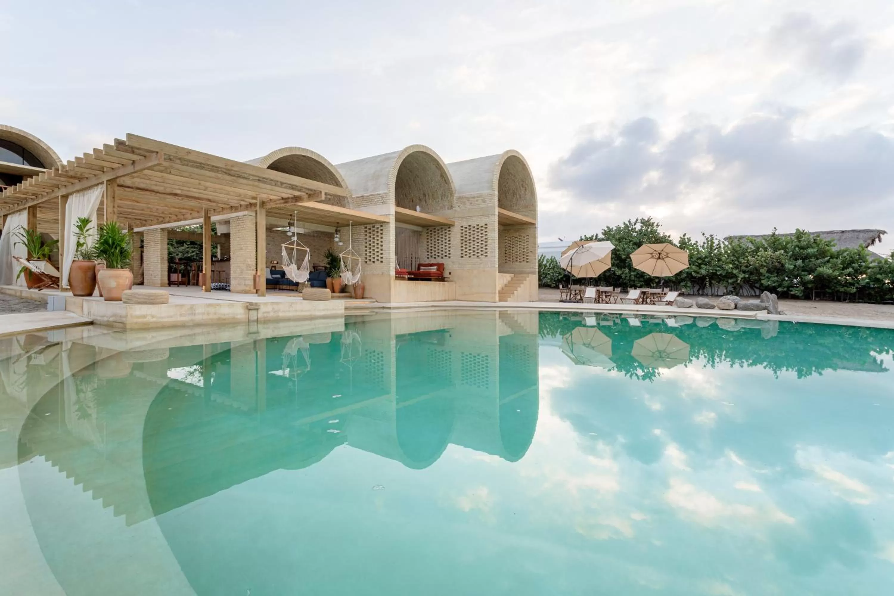 Swimming pool in Casona Sforza