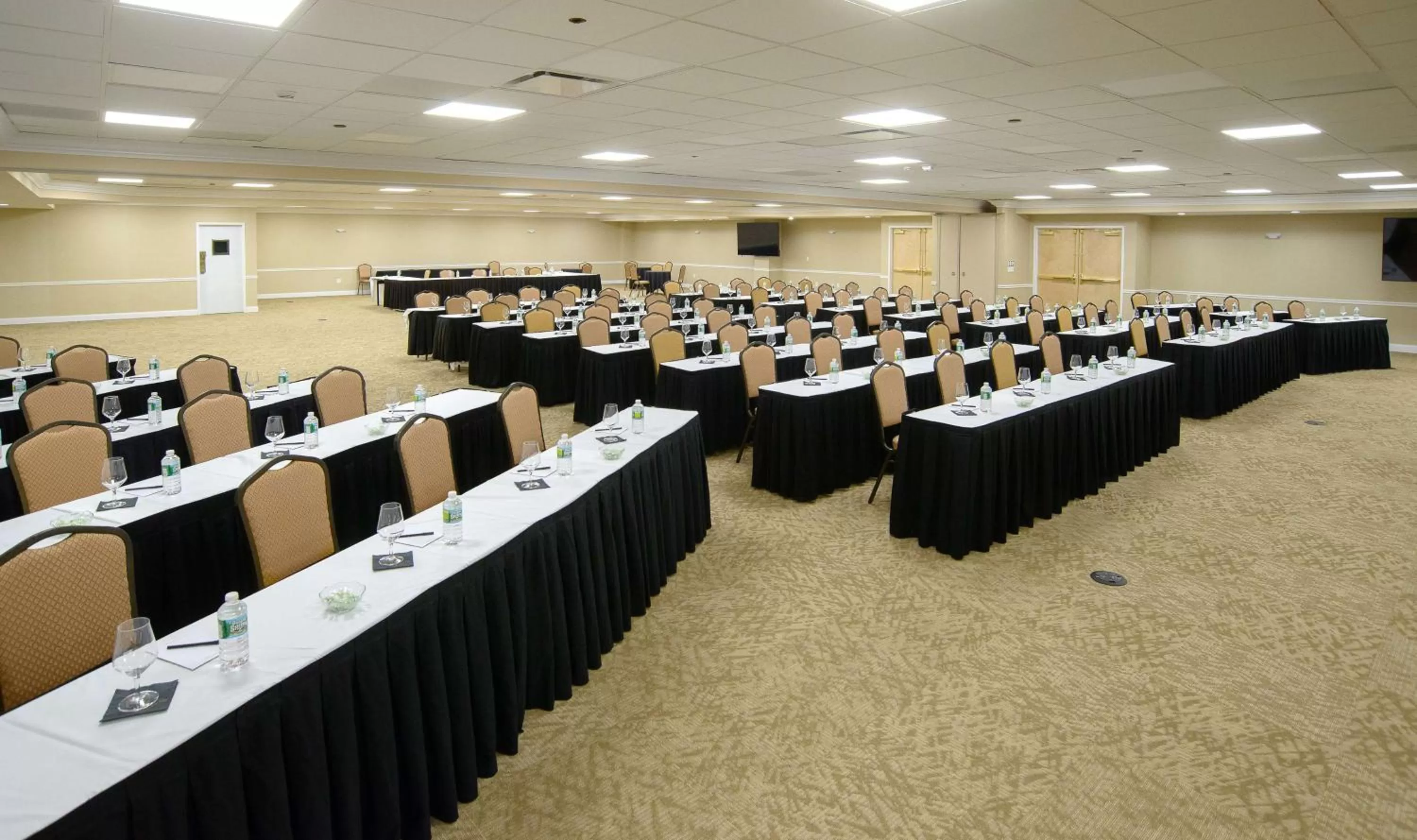 On site in The Claridge Hotel