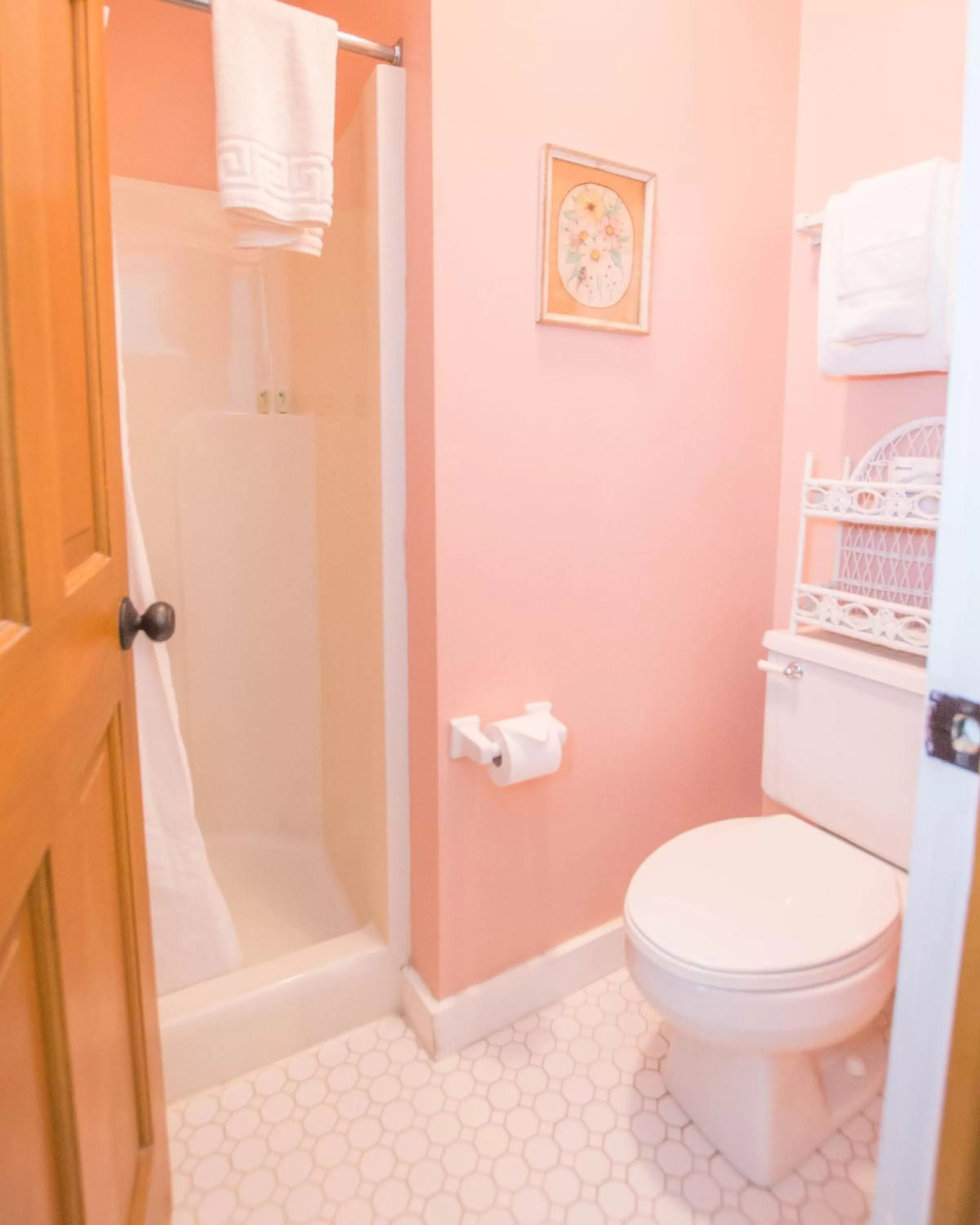 Shower in Terrace Inn and 1911 Restaurant