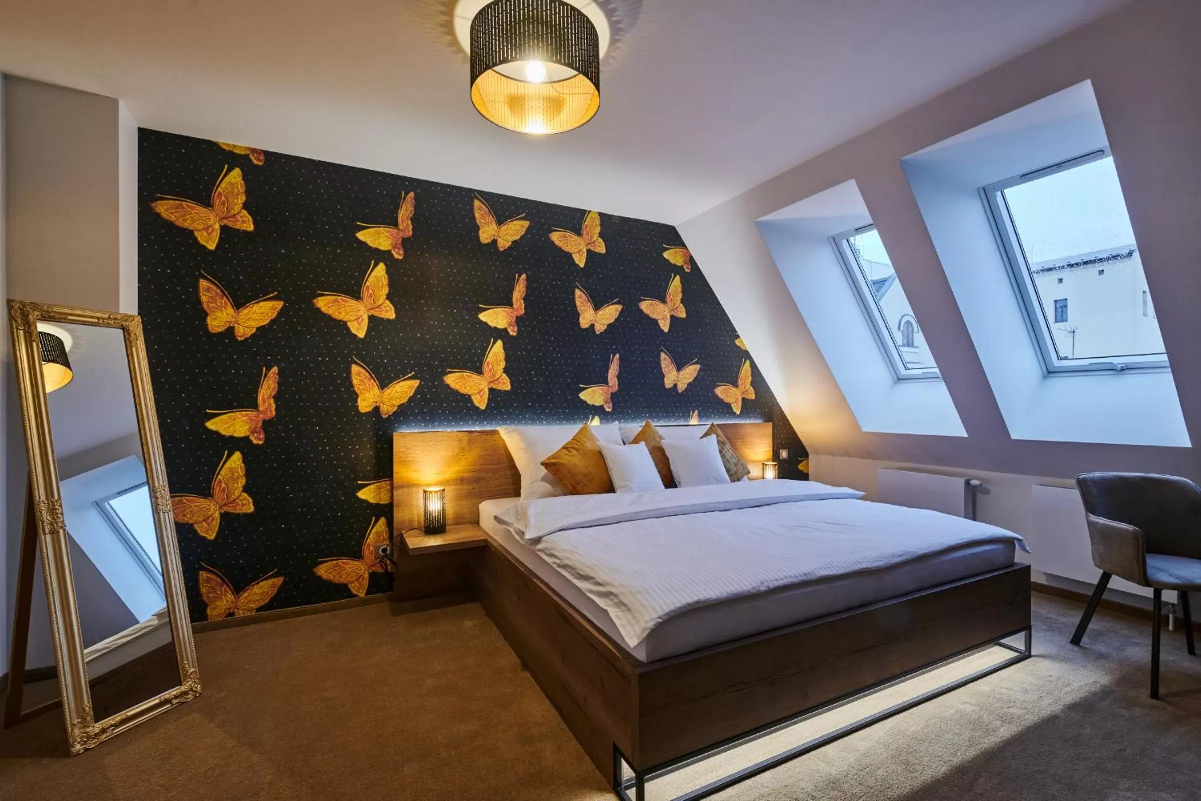 Bed in Hotel Alfréd a Hermína