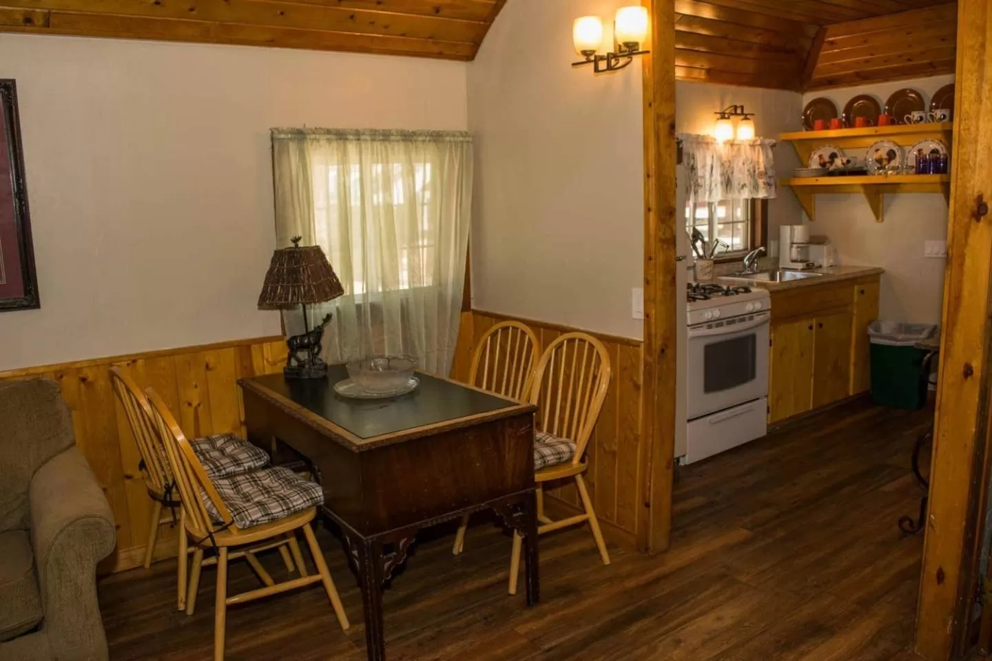 Seating area in Black Forest Lodge