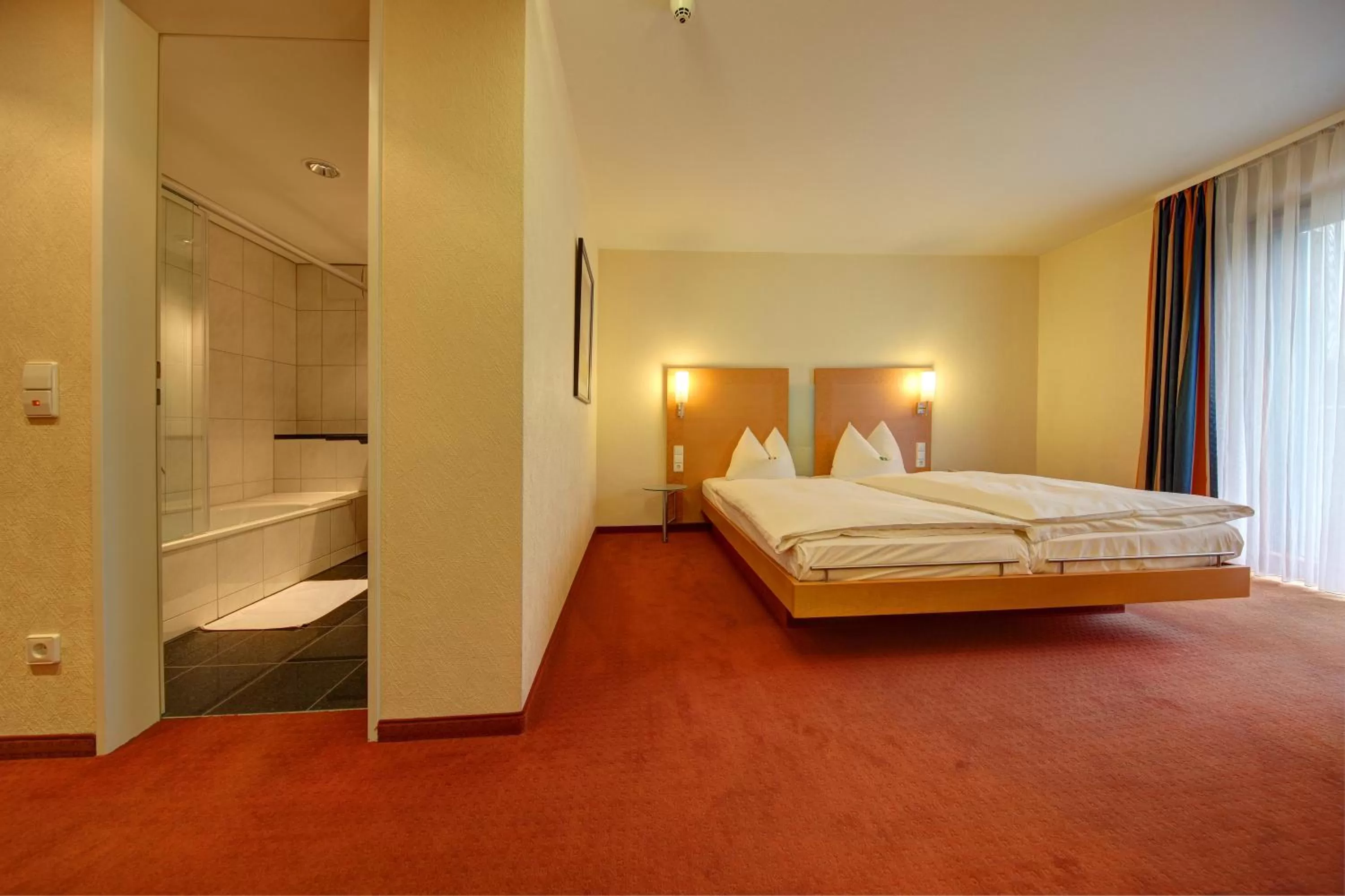 Photo of the whole room, Bed in Hotel Adler