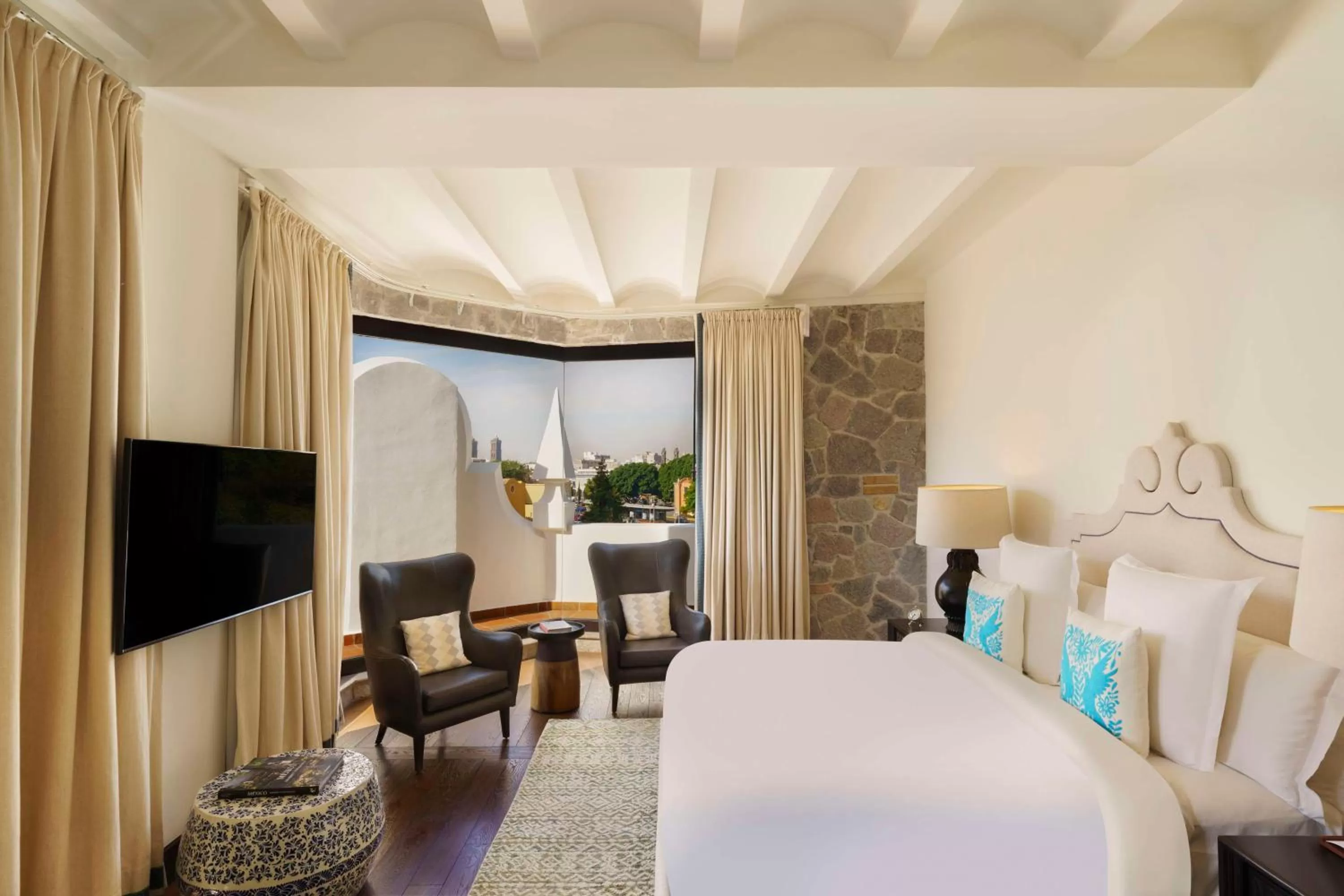 Bedroom, Bed in Banyan Tree Puebla