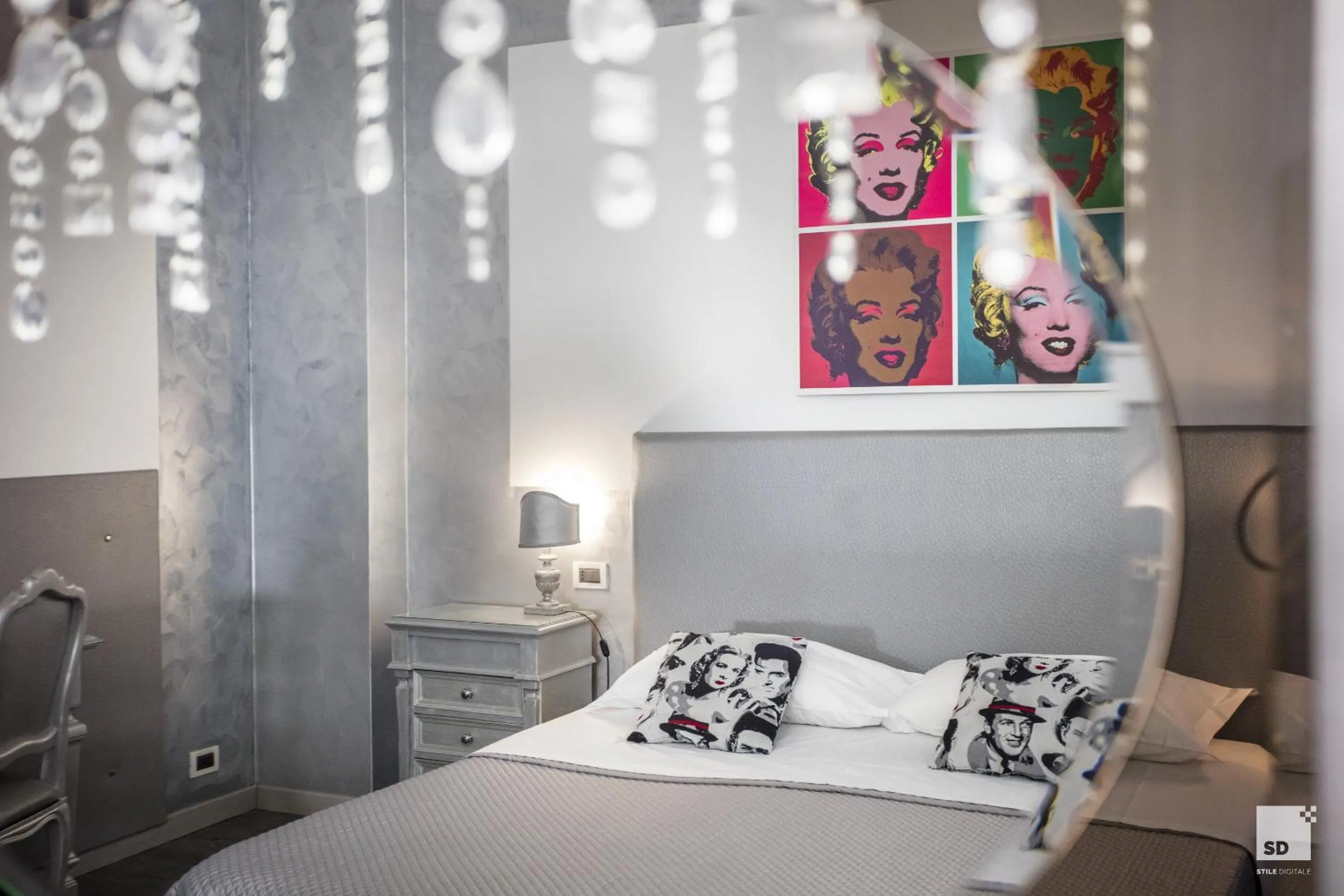 Bed in Admiral Hotel