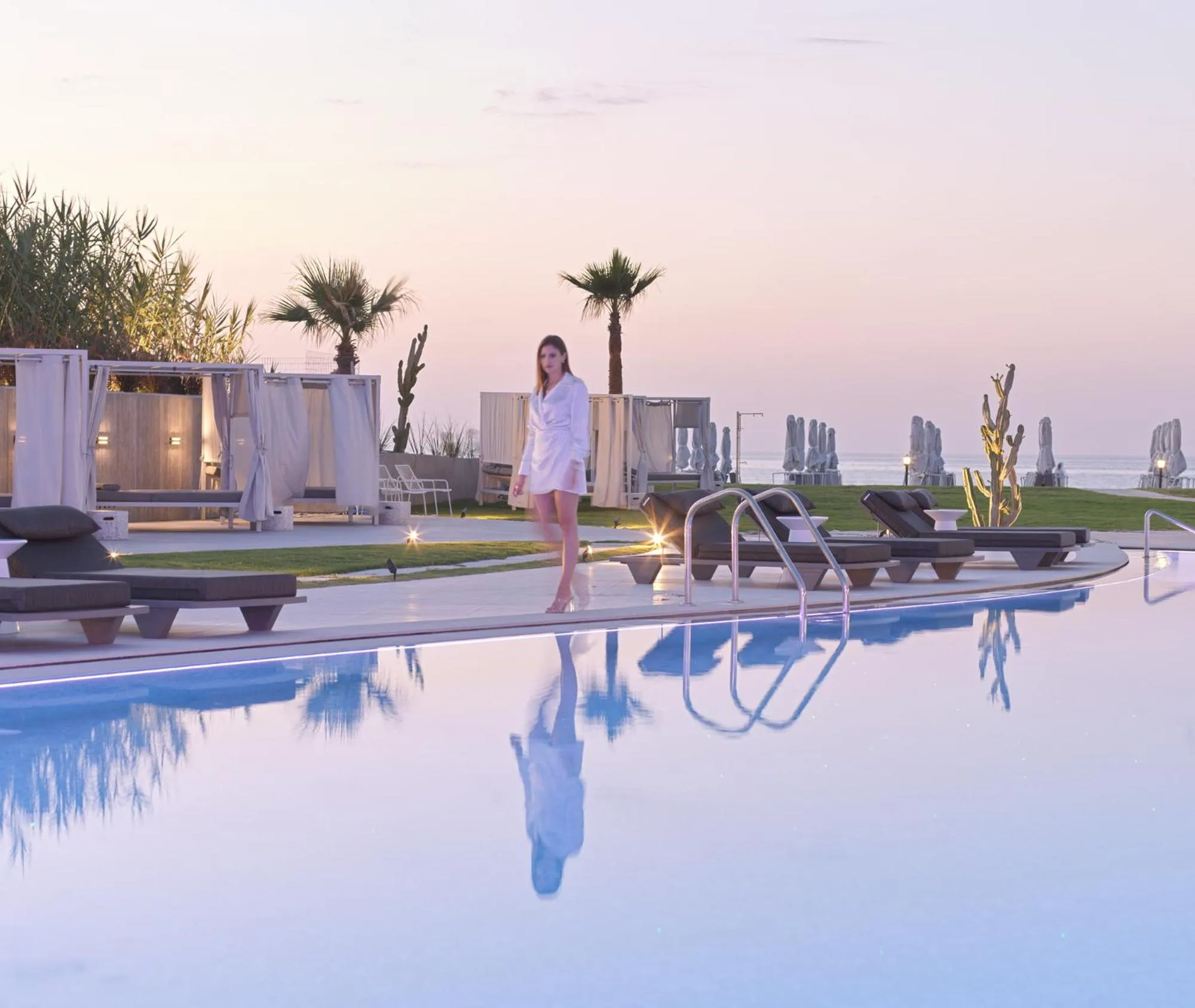 Swimming pool in Nautilux Rethymno by Mage Hotels