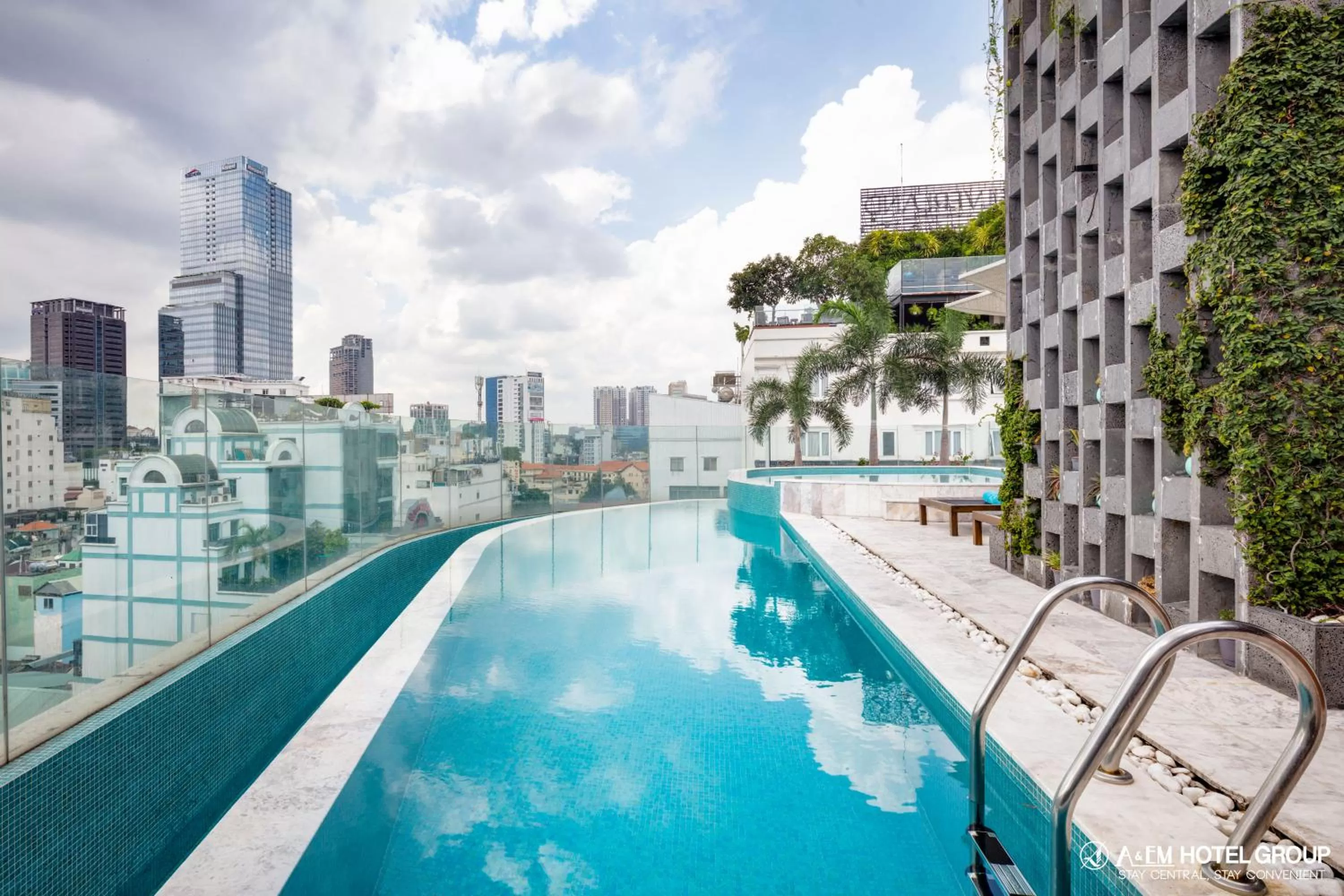 Swimming Pool in A&EM Saigon Hotel