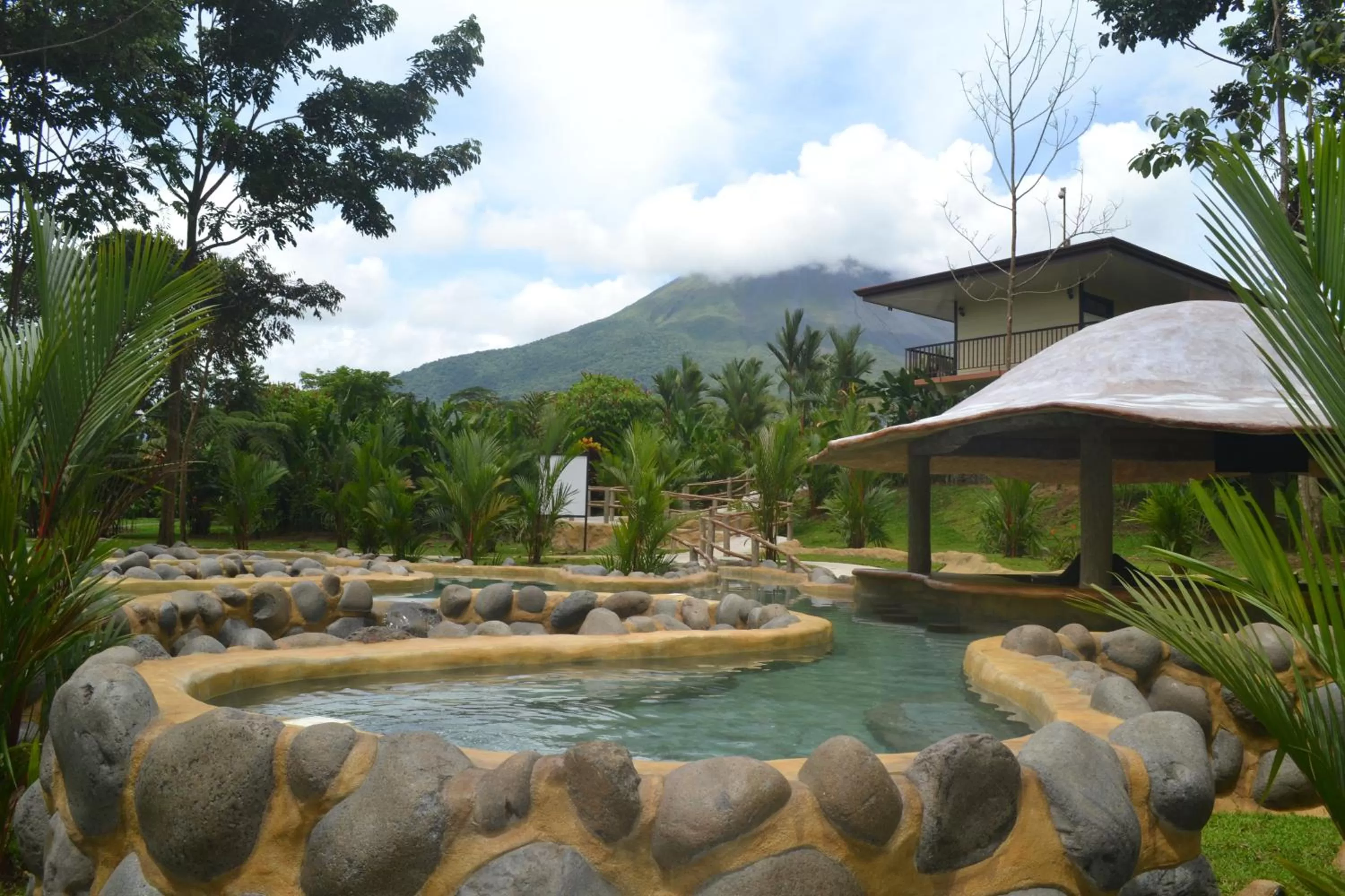 Hot Spring Bath in Volcano Lodge, Hotel & Thermal Experience