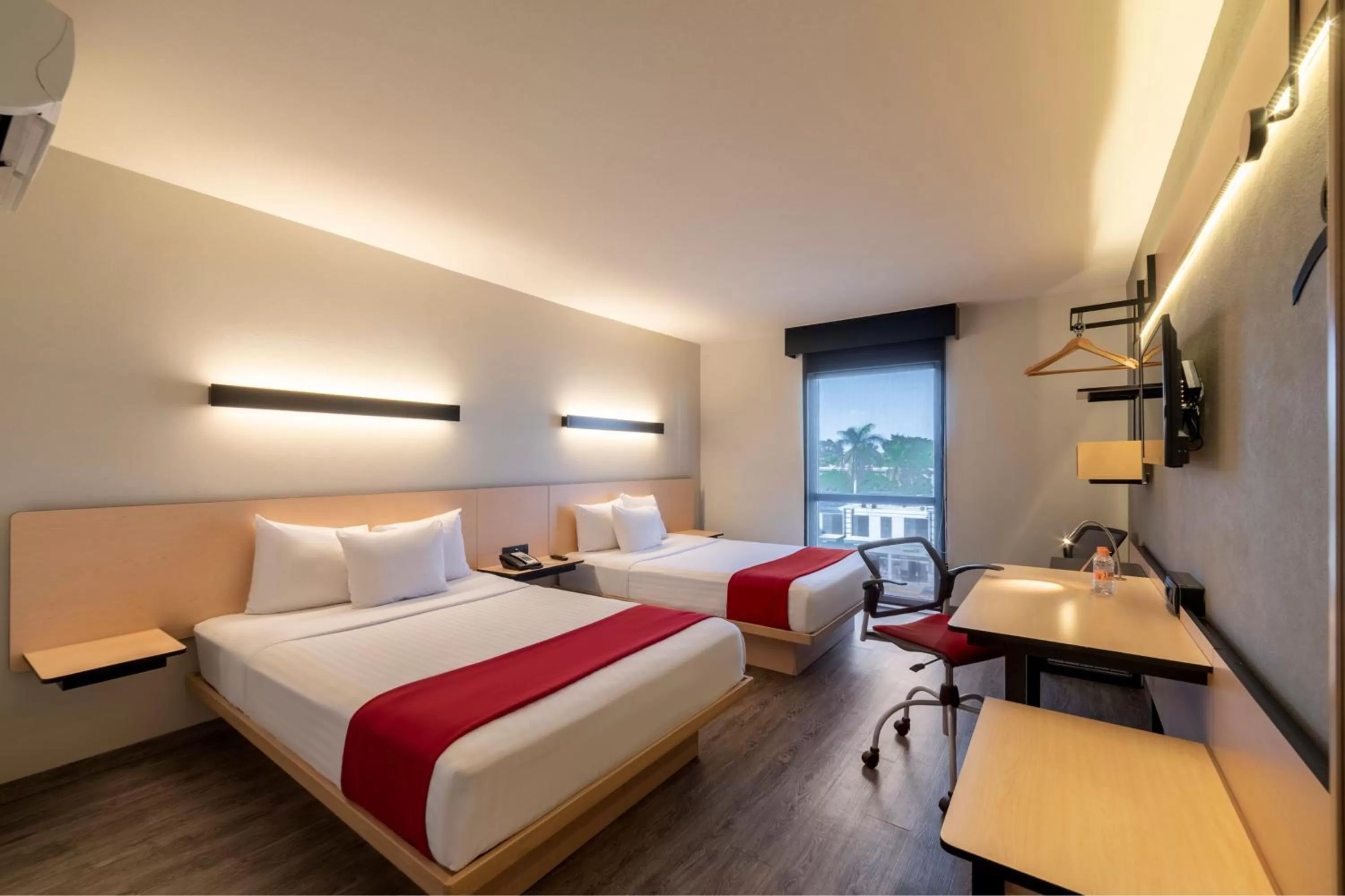 Bedroom, Bed in City Express Plus by Marriott Guadalajara Palomar