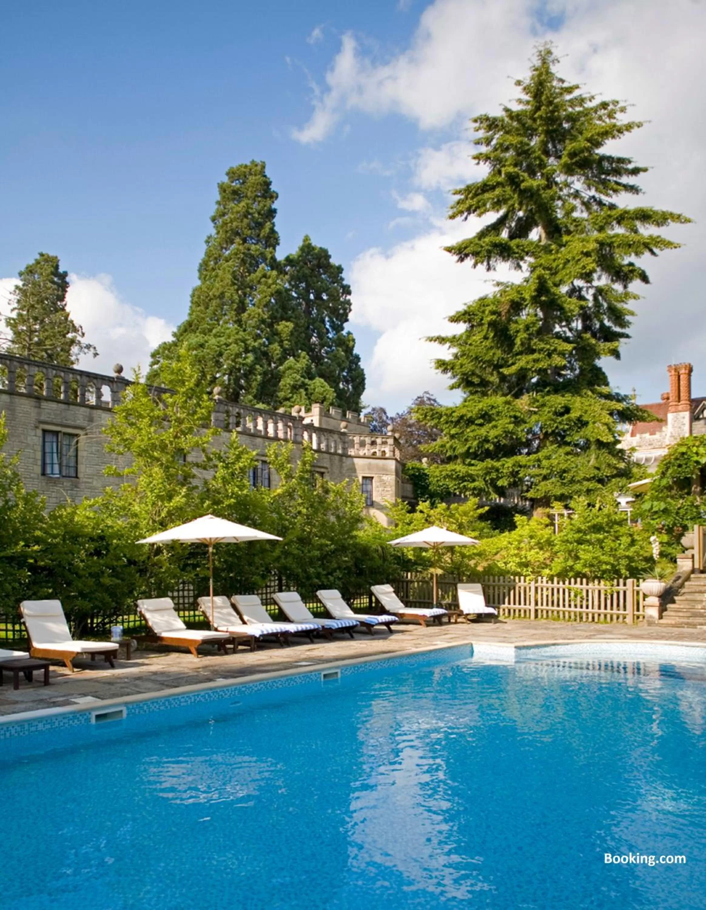 Swimming pool in Rhinefield House Hotel