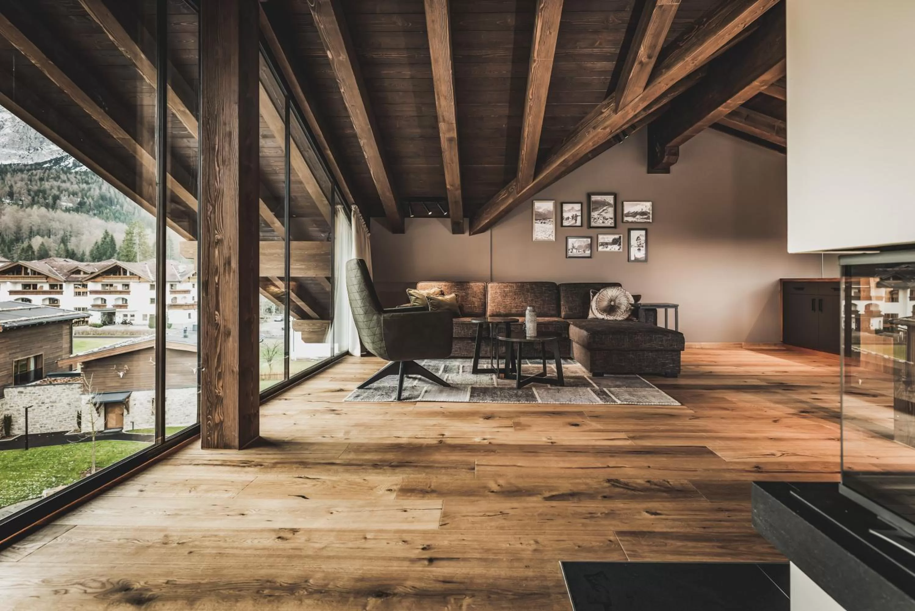 Living room in PURE Resort Ehrwald