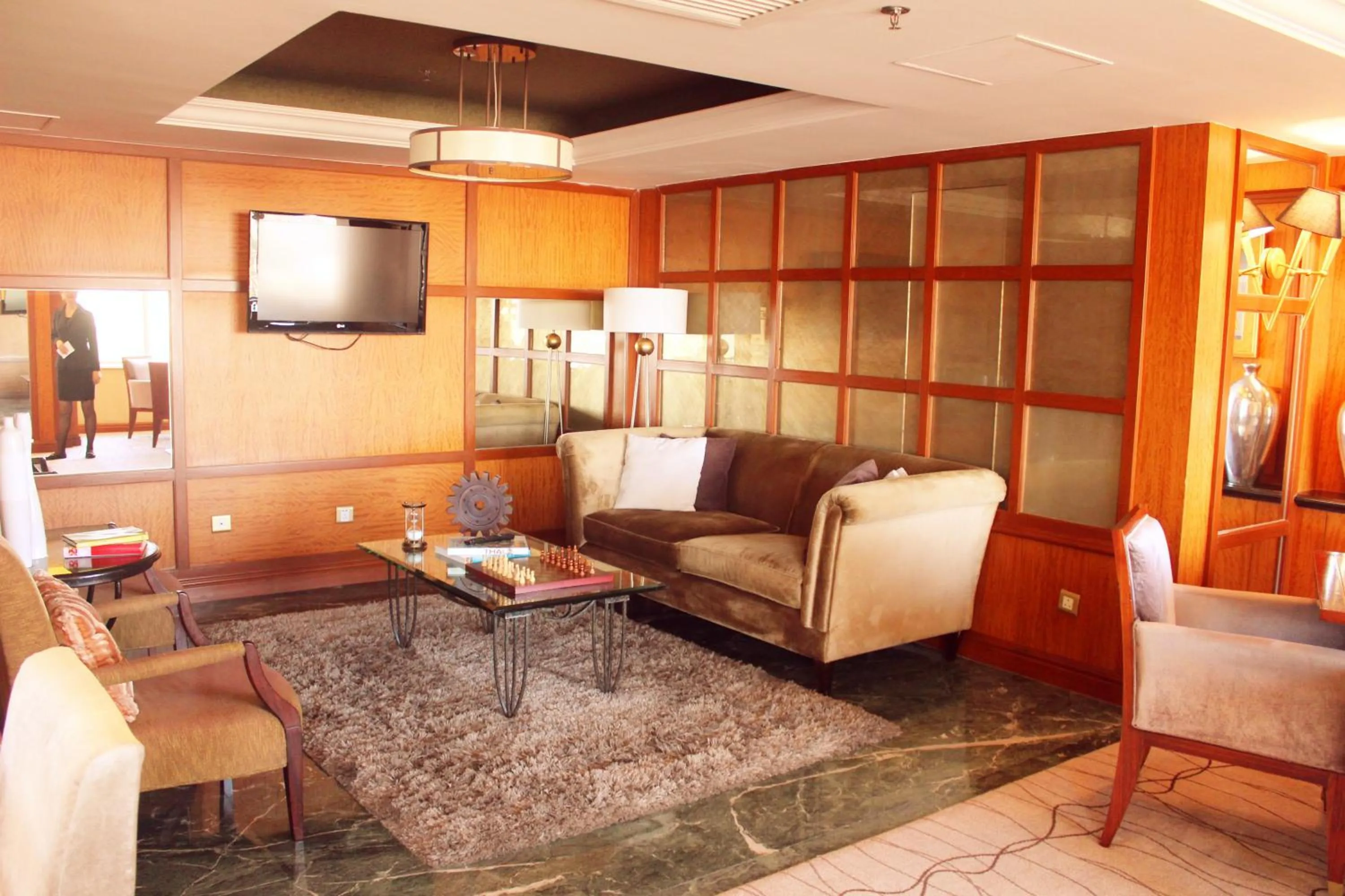 Living room in Air China Boyue Beijing Hotel