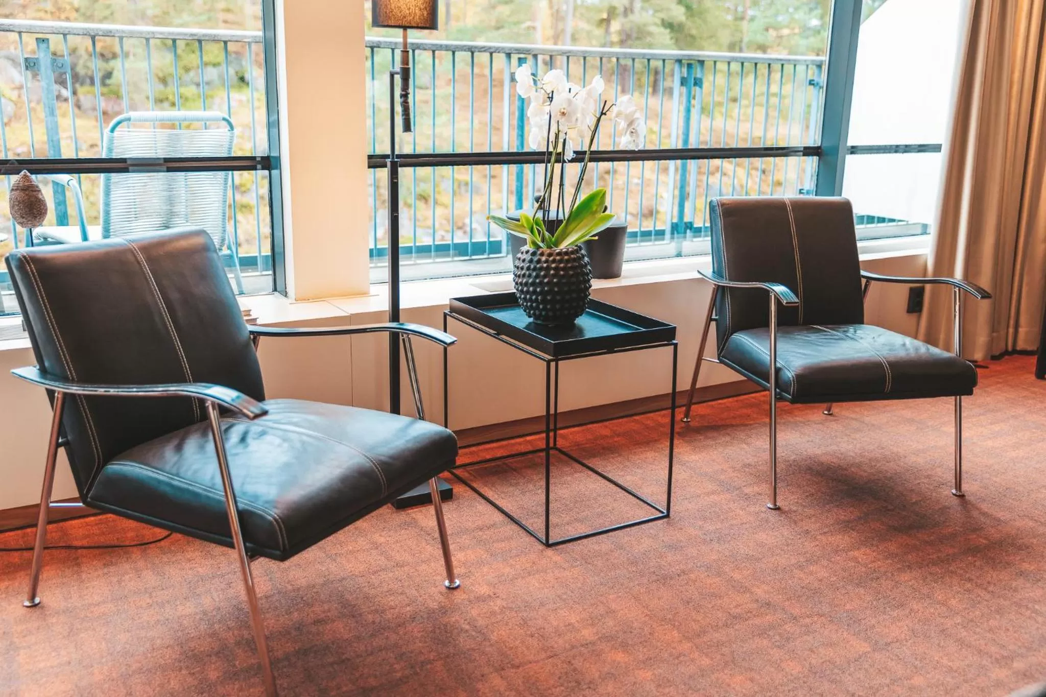 Seating area in Sankt Jörgen Park