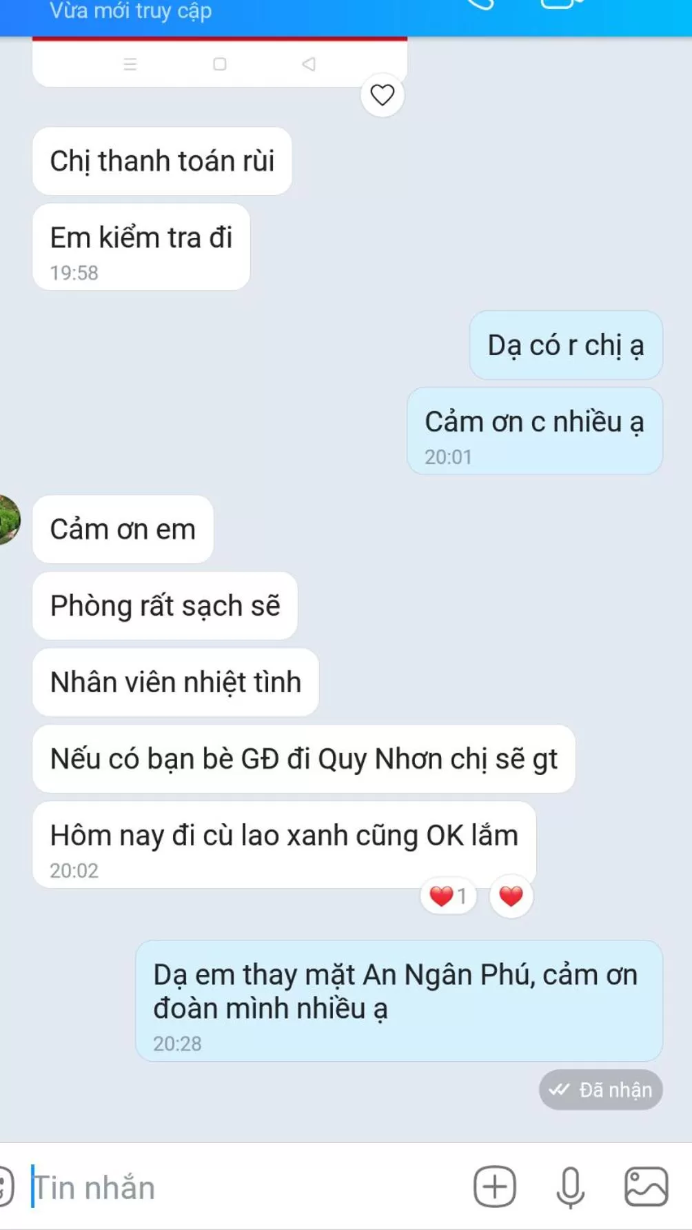 group of guests in An Ngân Phú Hotel