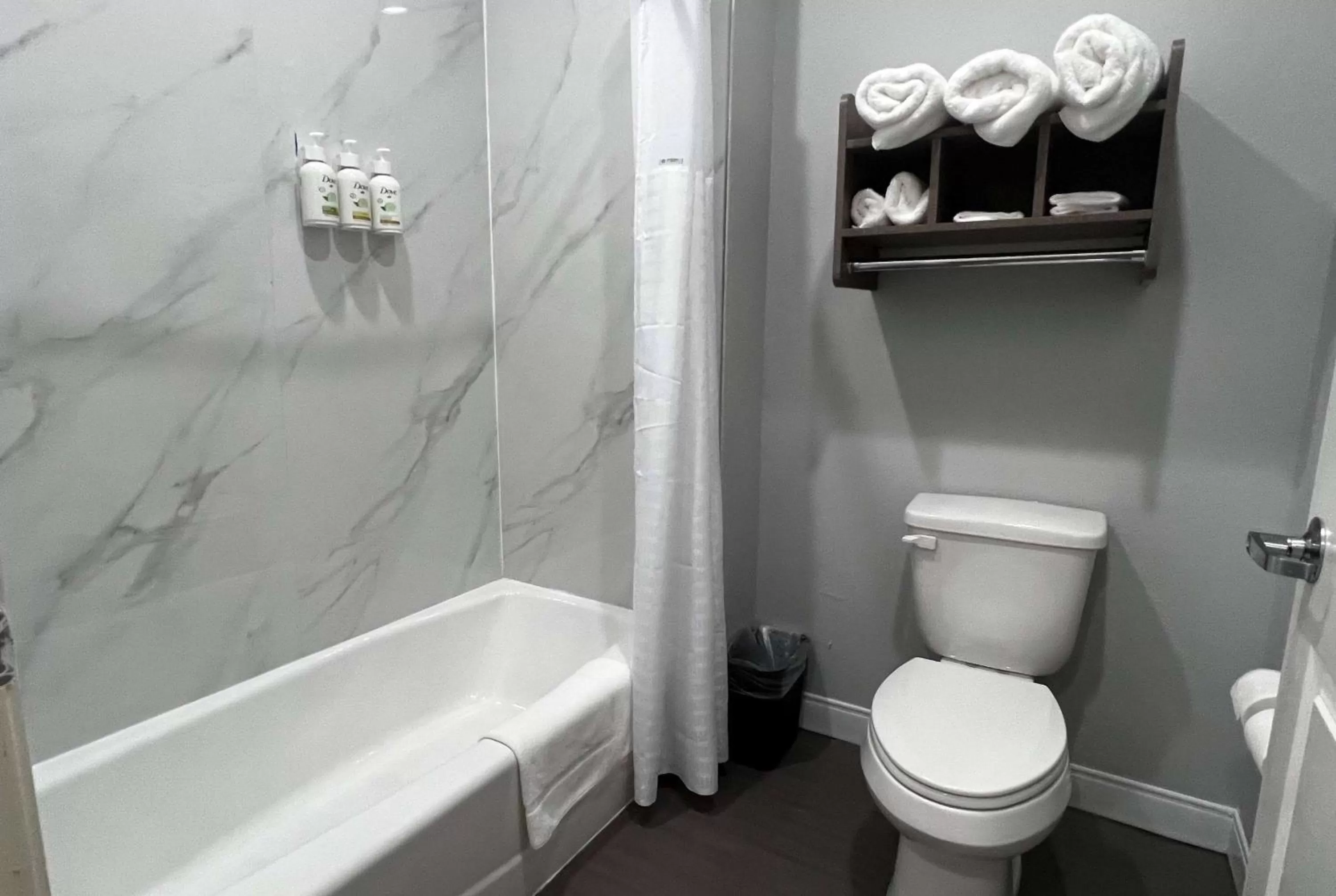 Bathroom in Baymont by Wyndham Freeport Texas