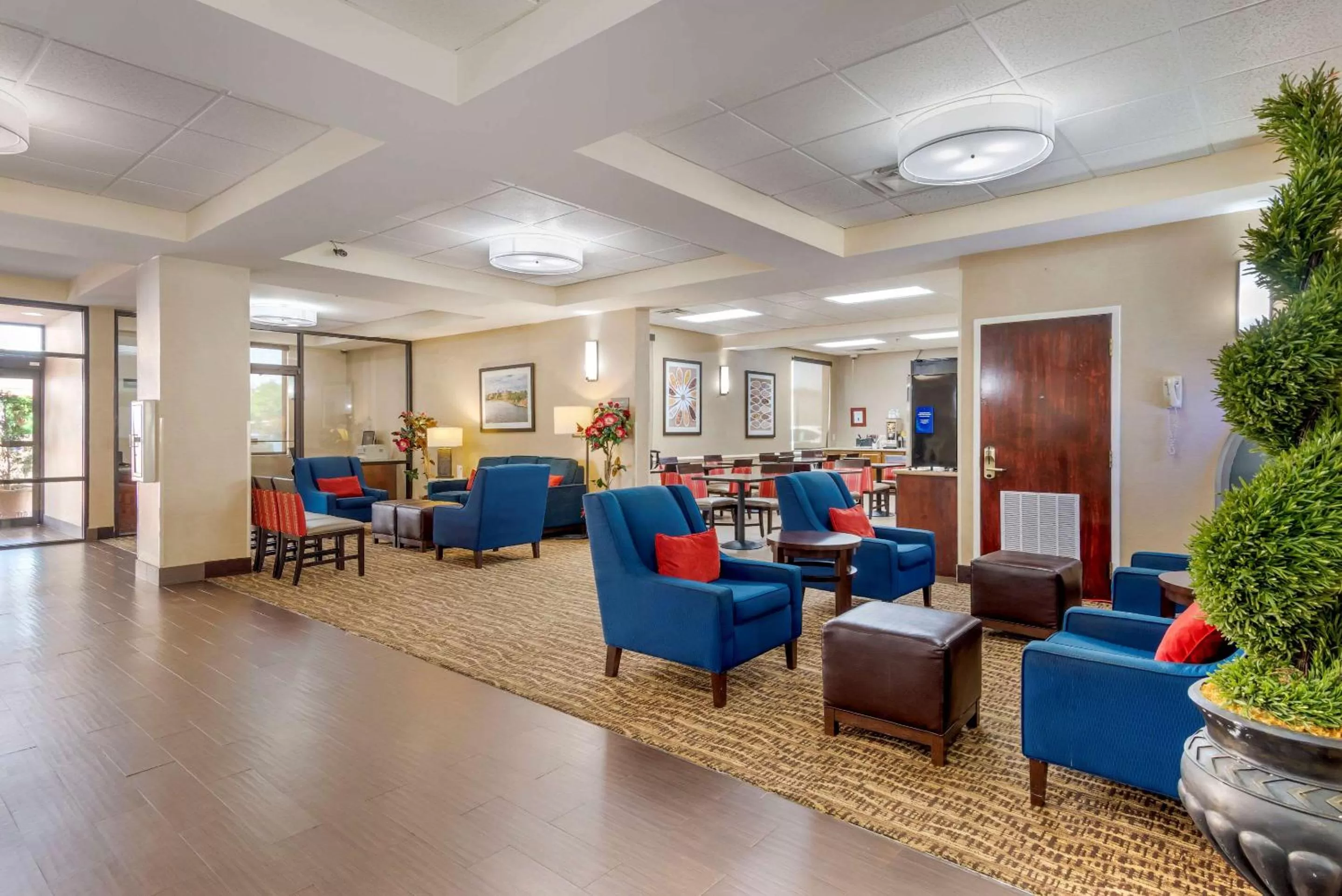 Lobby or reception in Comfort Inn Columbus near Fort Benning