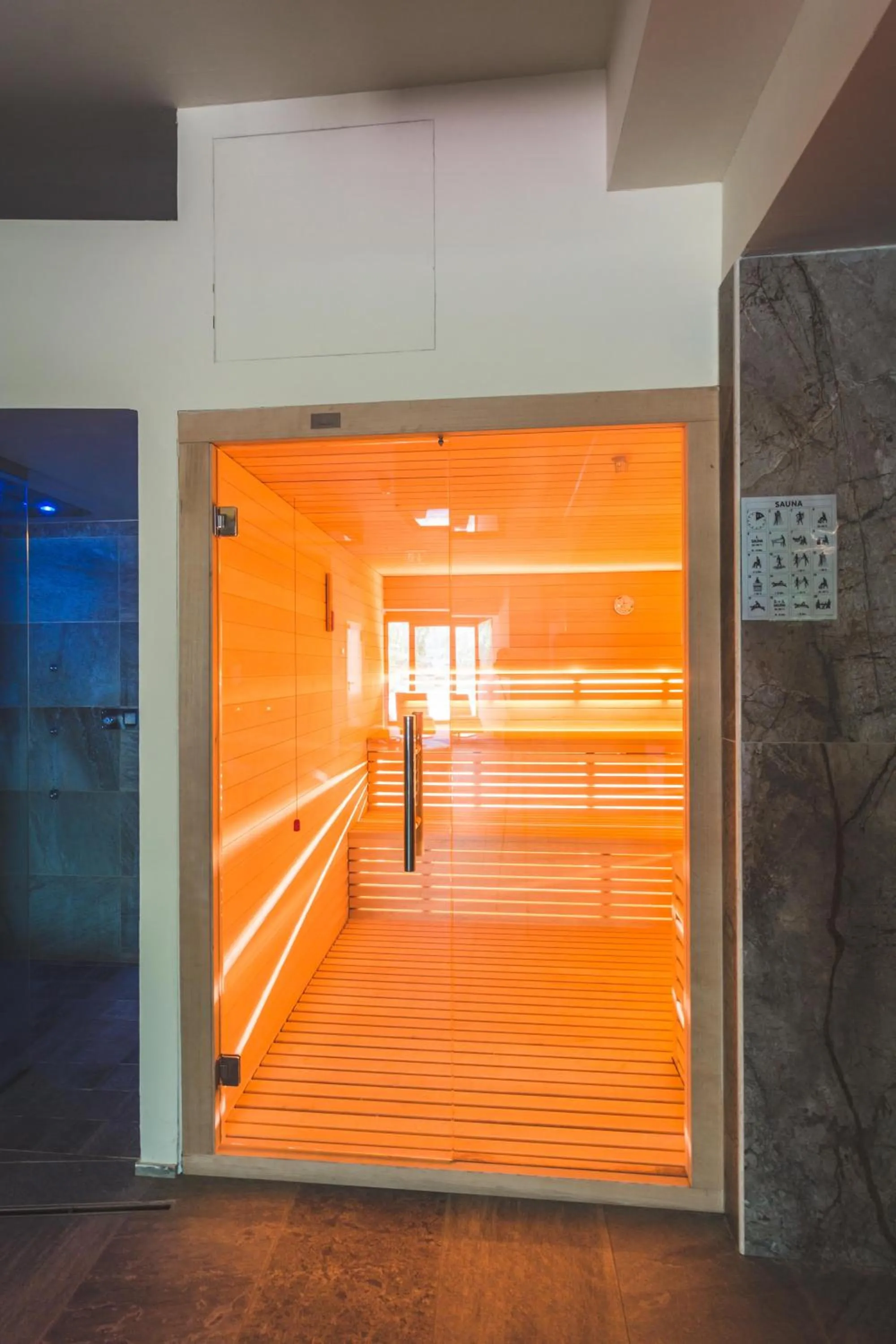 Sauna in Hotel Mamiani & Relaxing Spa Urbino