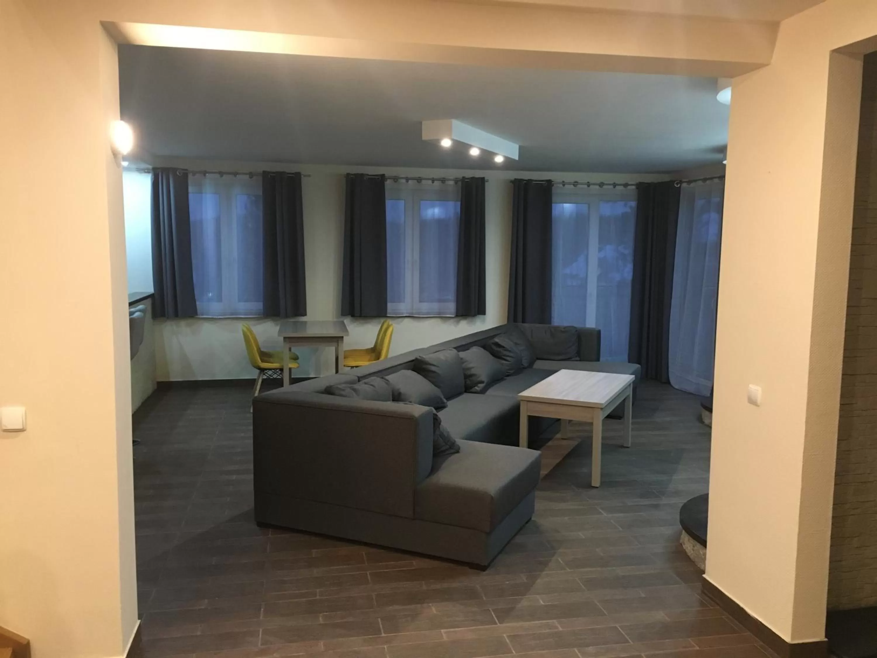 Seating area in dask resort