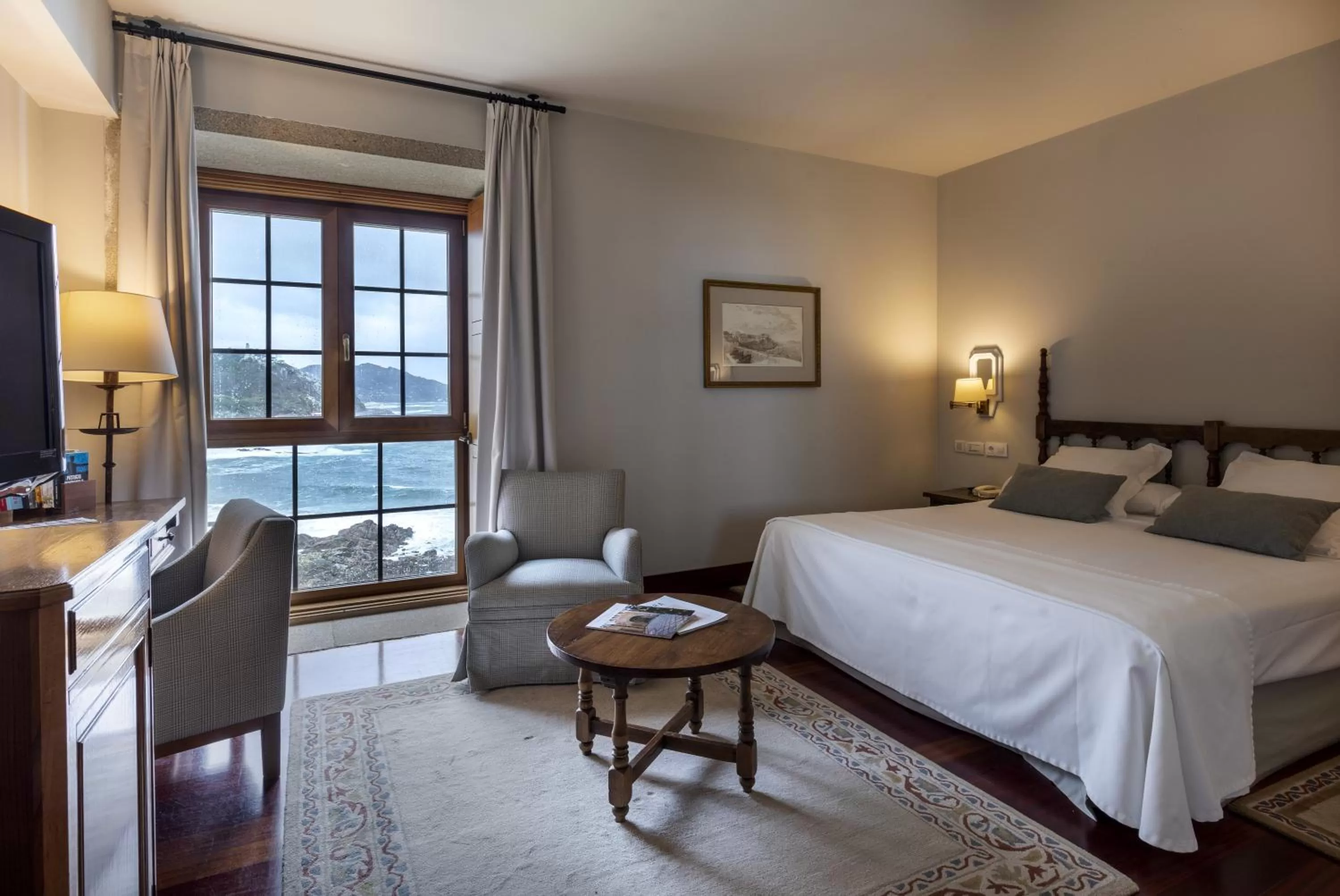 Bedroom, Bed in Parador de Baiona