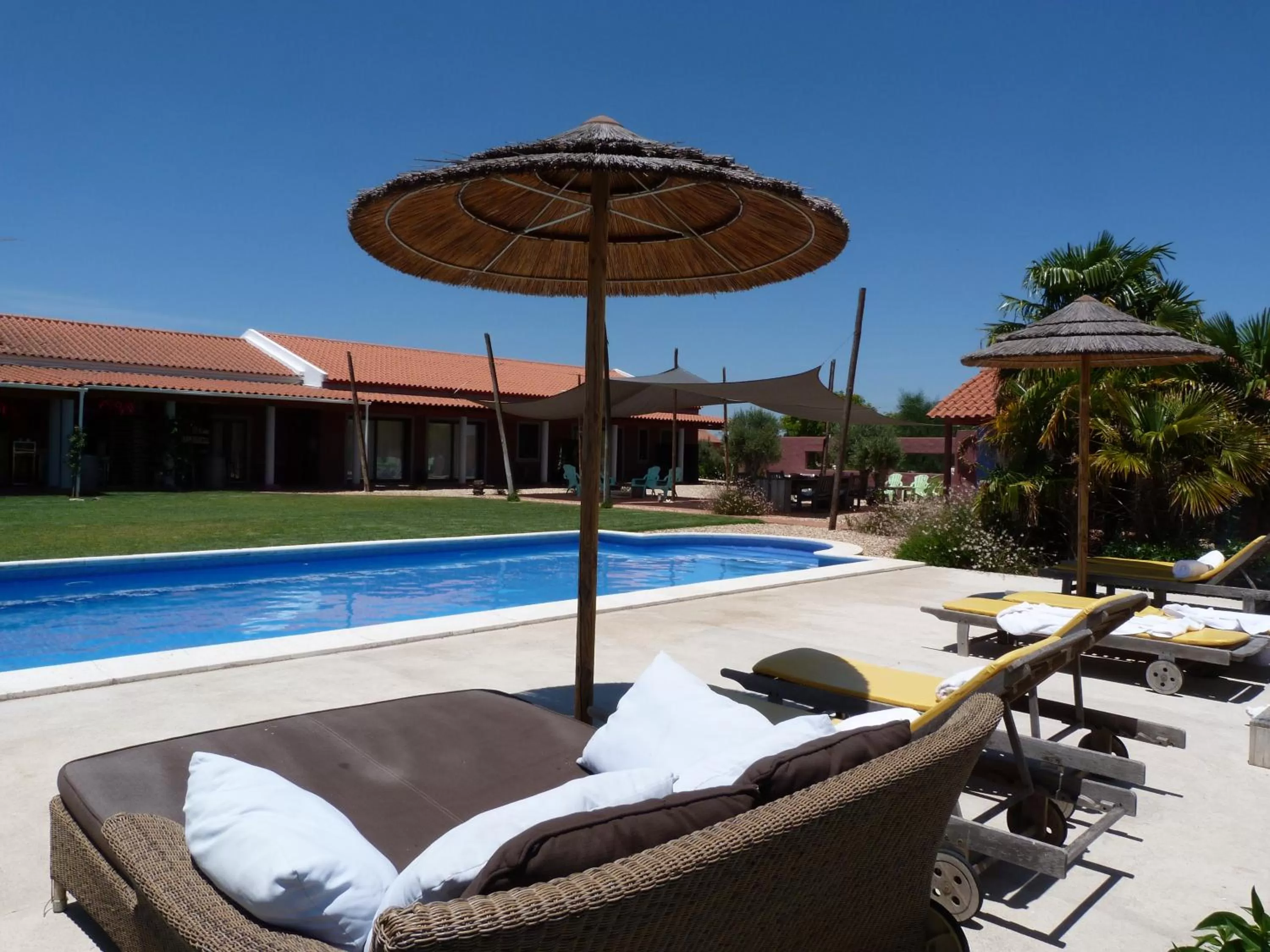 Swimming pool in Trendy and Luxe B&B and Garden Suite