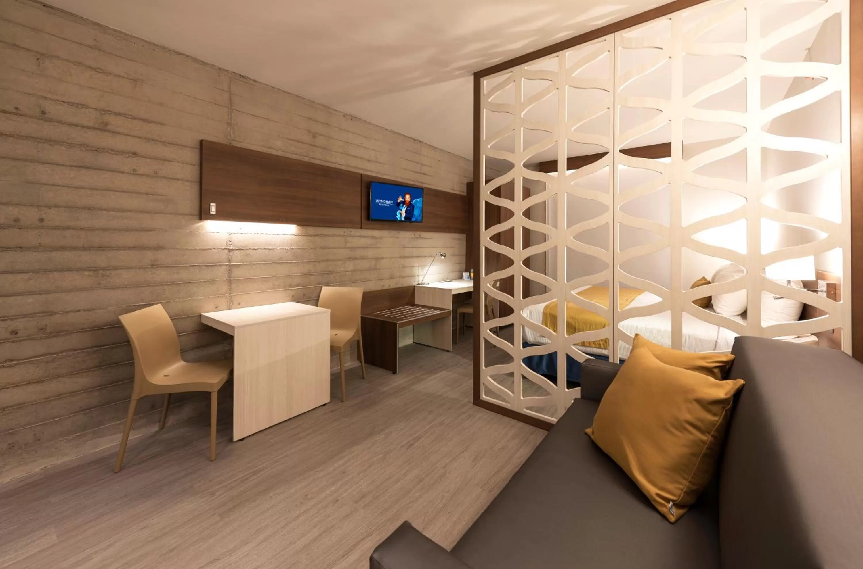 Seating area, Bed in Microtel Inn & Suites by Wyndham Irapuato