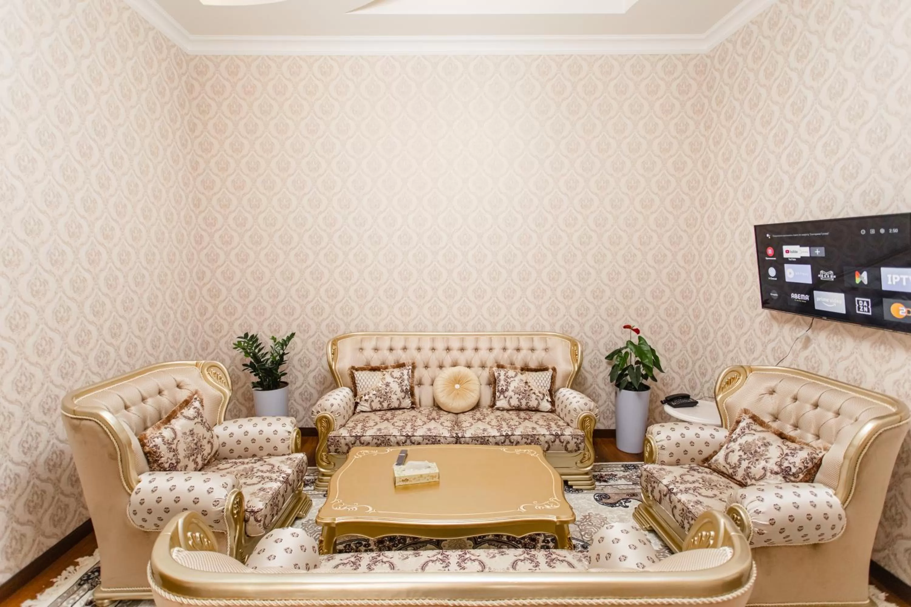 Seating Area in Diyor Gold Hotel