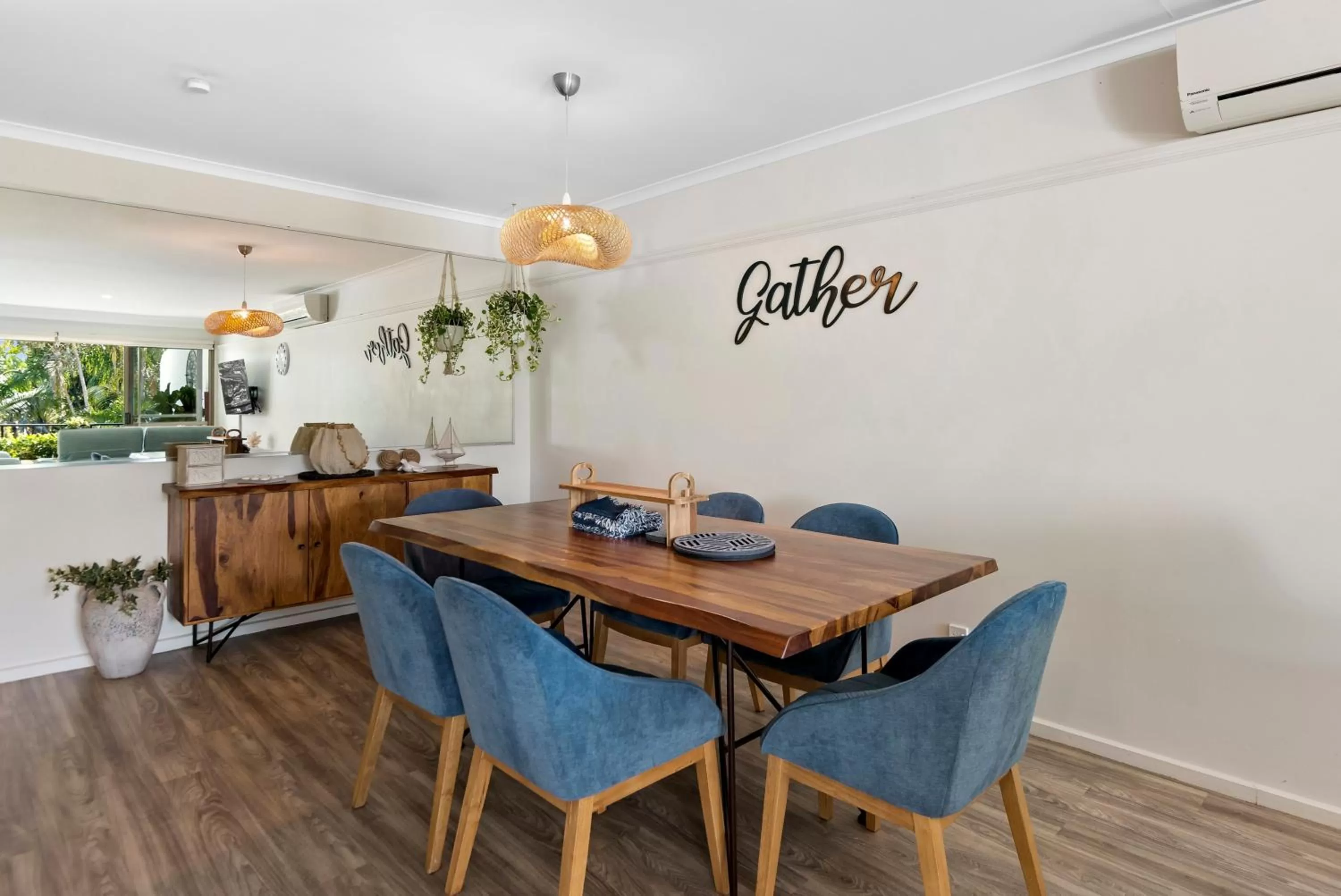 Dining area in The Oasis Apartments and Treetop Houses
