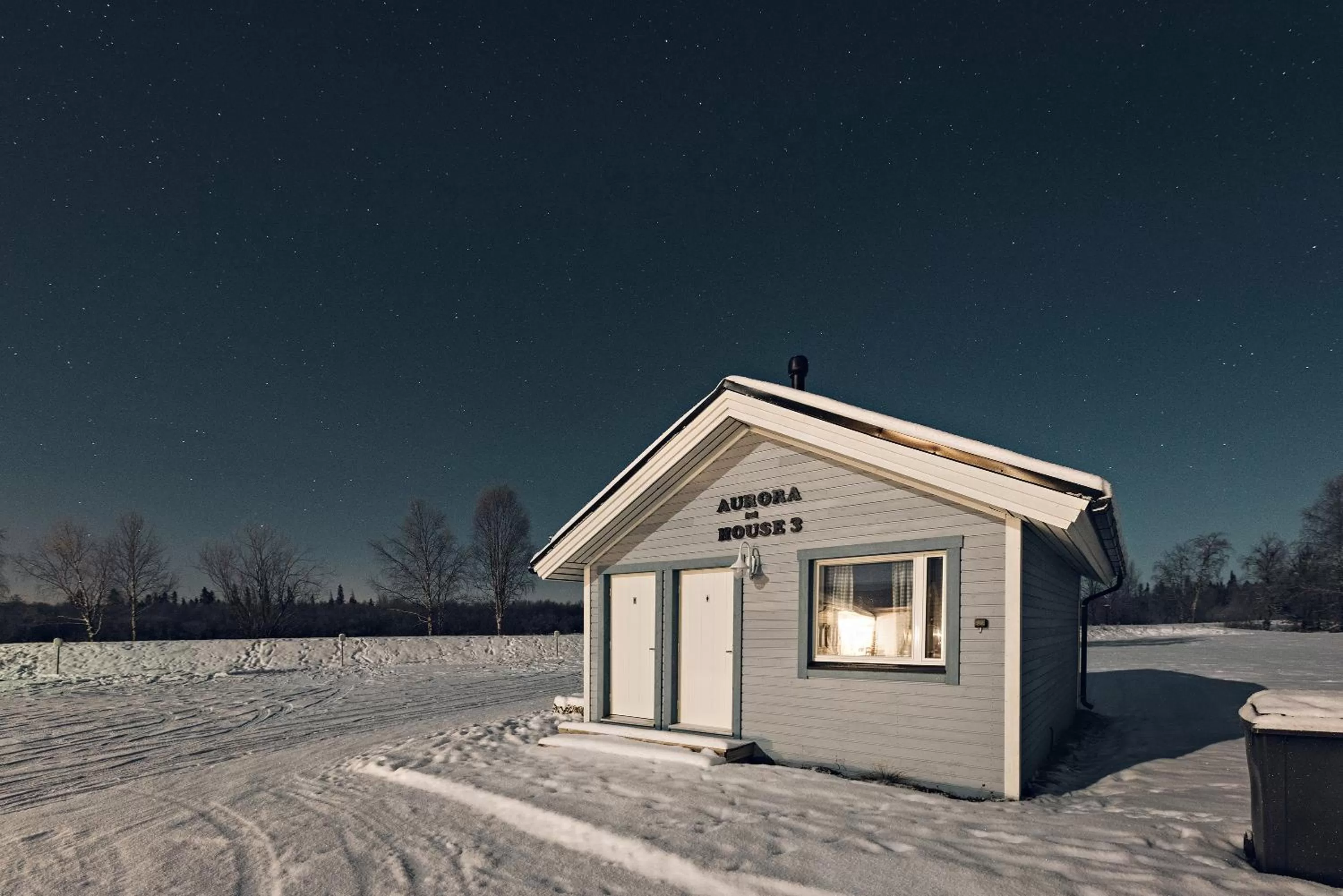 Winter in Arctic River Resort