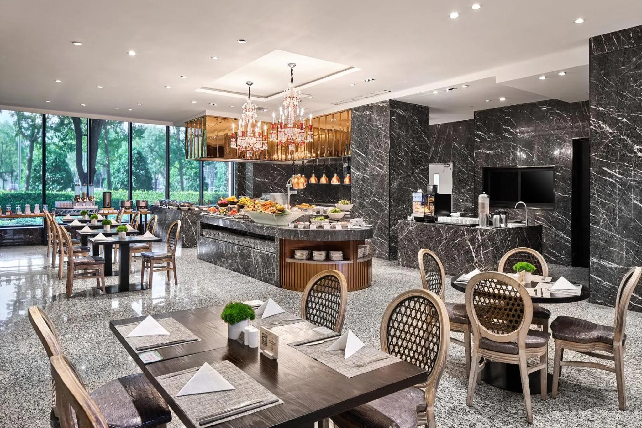 Breakfast in Crowne Plaza Shanghai Jinshan by IHG